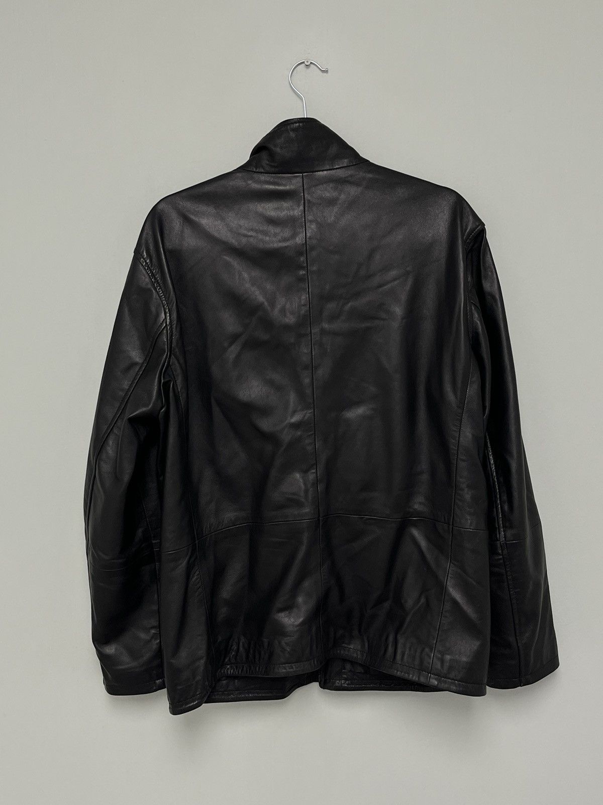 John Varvatos Slim Fit Leather Jacket. Large Size US L / EU 52-54 / 3 - 13 Thumbnail