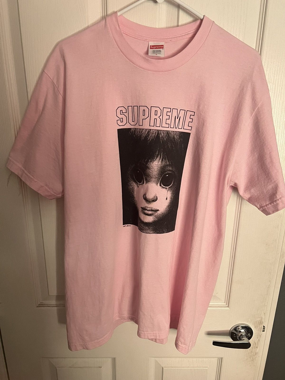 Supreme Supreme Margaret Keane Tee Pink Size US L / EU 52-54 / 3 - 1 Thumbnail