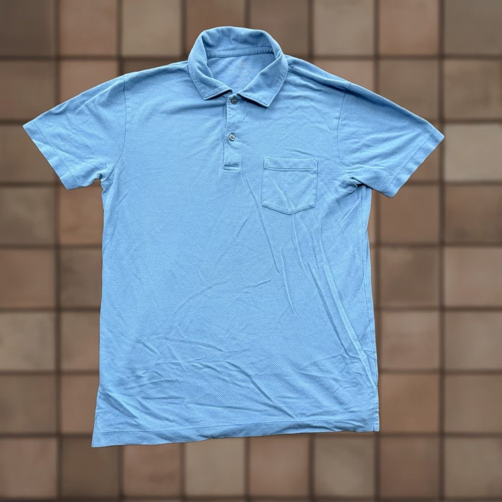 Vintage Mack Weldon Polo Shirt Men Medium Blue Golf Casual Shirt Polo Short Sleeve Size US M / EU 48-50 / 2 - 1 Thumbnail