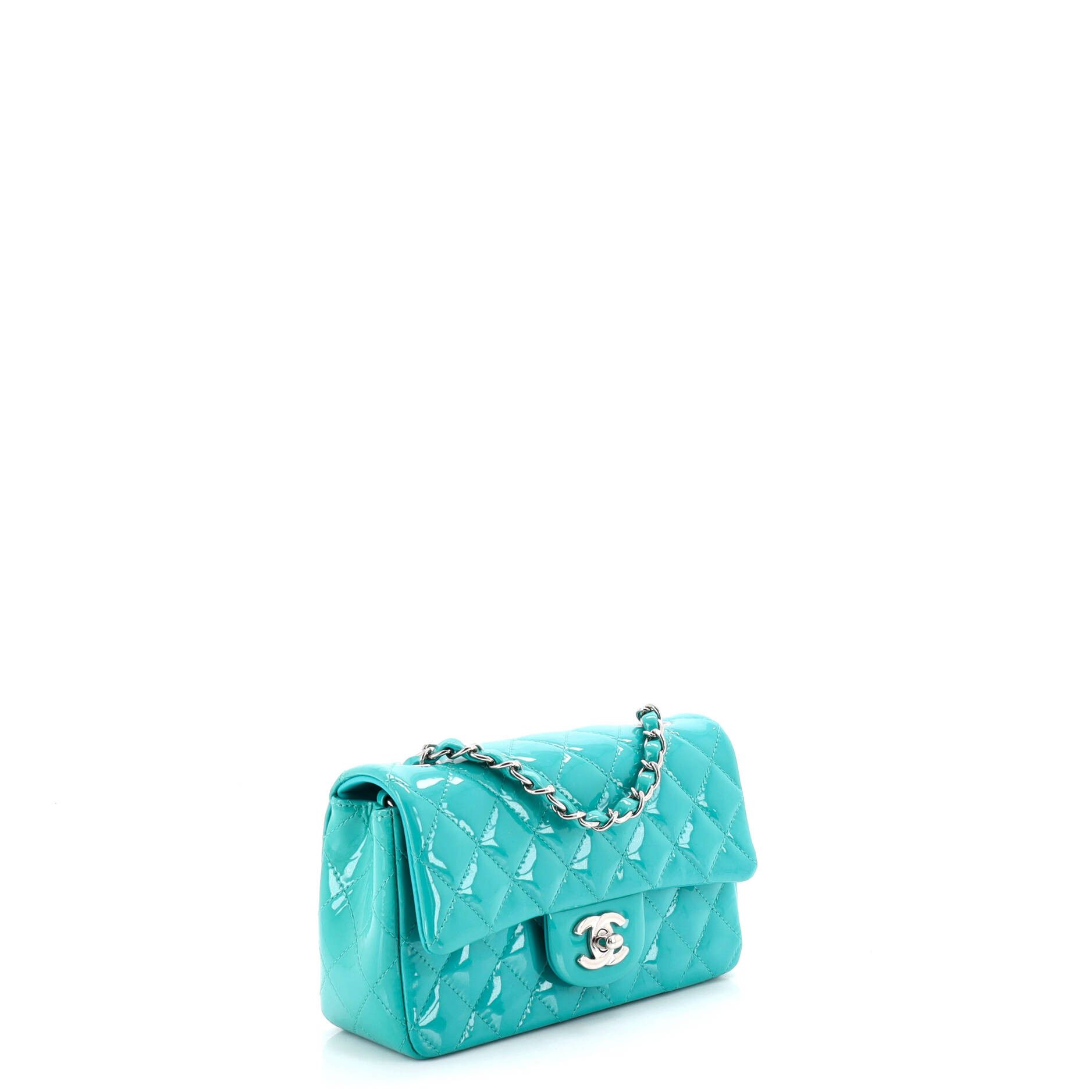 Chanel Classic Single Flap Bag Quilted Patent Mini Size ONE SIZE - 1 Thumbnail