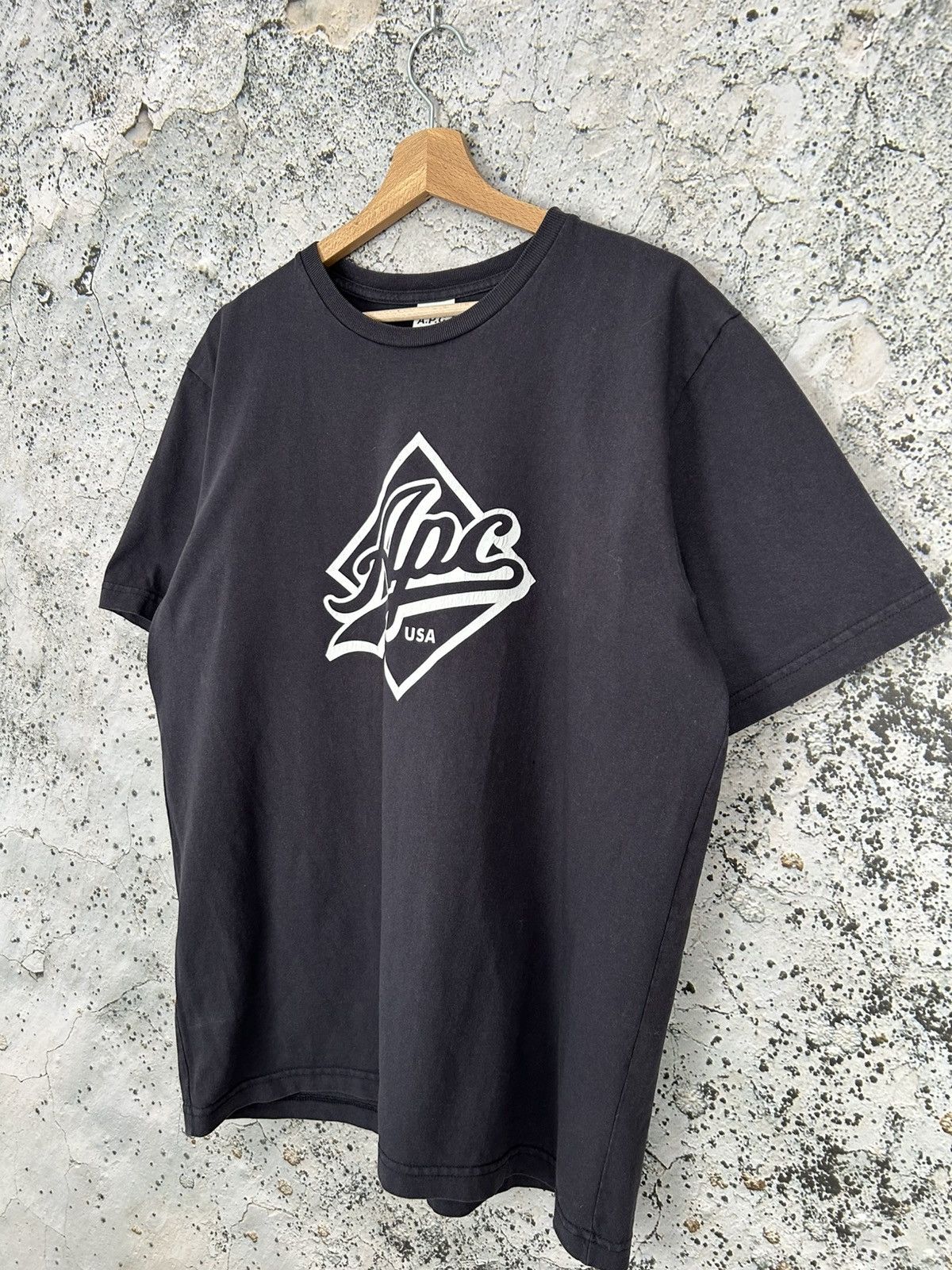 A.P.C. A.P.C. Graphic Logo Tee Designer Streetwear Vintage Size US XL / EU 56 / 4 - 2 Thumbnail