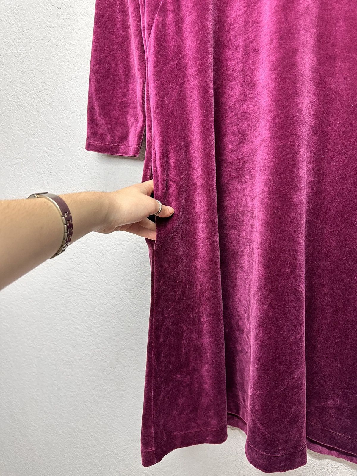 Gudrun Sjoden Gudrun Sjoden purple dress boho artwear vintage style Size S / US 4 / IT 40 - 4 Thumbnail