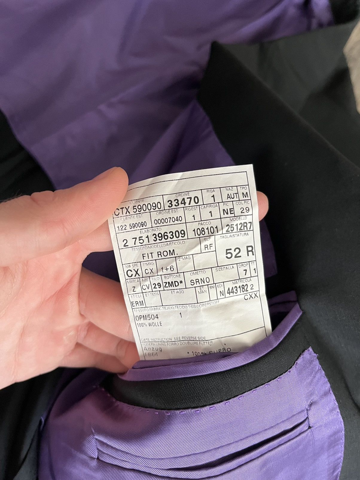 Ermenegildo Zegna × Z Zegna Ermenegildo Zegna Su Misura Wool Two Buttons Blazer Size 52R - 8 Thumbnail