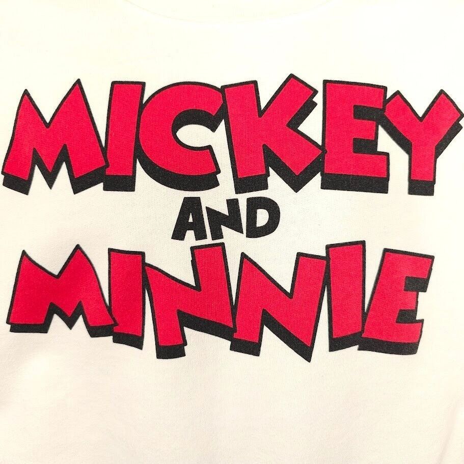 Disney Mickey And Minnie Mouse Sweatshirt Mens Size Small Cream Size US S / EU 44-46 / 1 - 2 Thumbnail