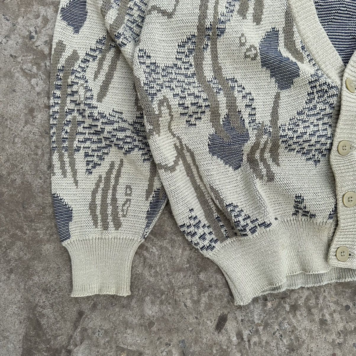 Designer × Japanese Brand Vintage Japanese Style Knit Cardigan Crazy Fit Y2K 00s USA Size US L / EU 52-54 / 3 - 6 Thumbnail