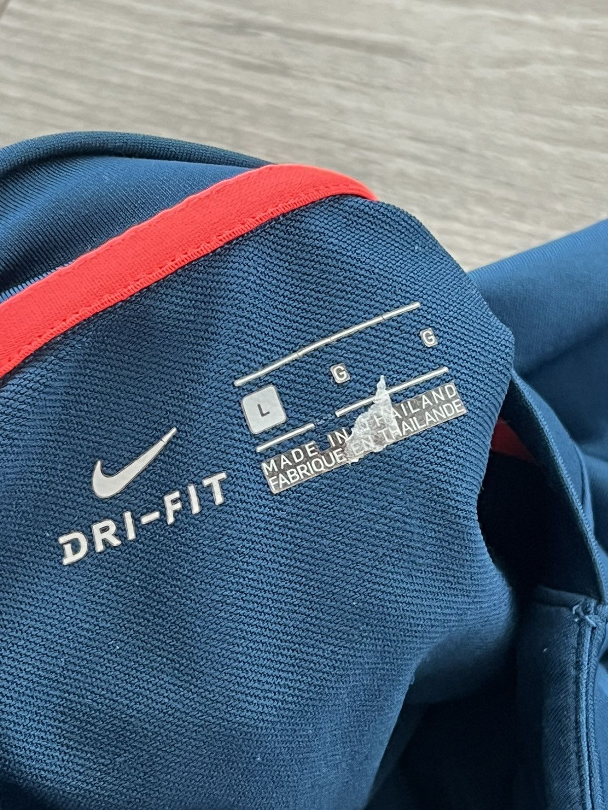 Nike Nike Dry-Fit Football Strike Drill Training 1/3 Zip Shirt Size US L / EU 52-54 / 3 - 20 Thumbnail