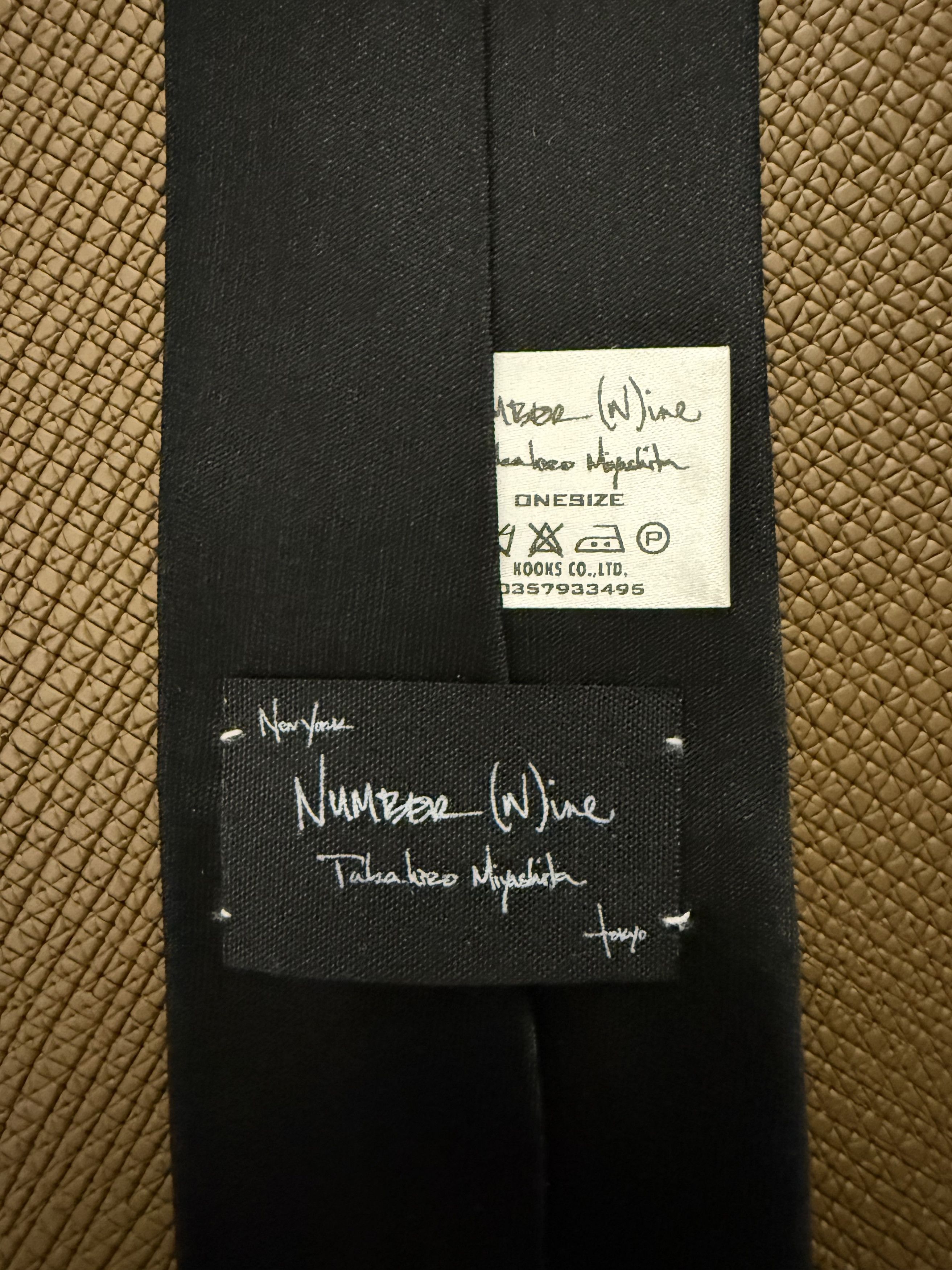 Number (N)ine Number (N)ine TIE -NEW !!! 100%SILK Size ONE SIZE - 8 Thumbnail