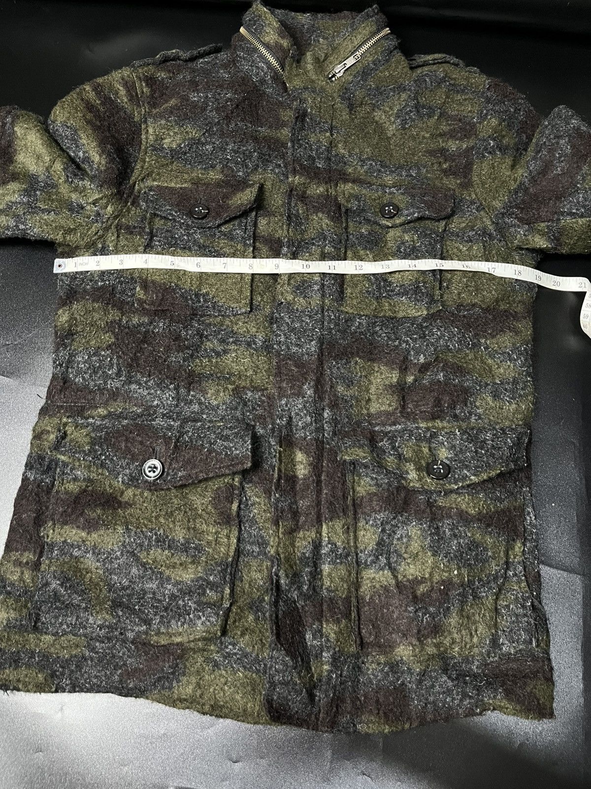 Final Home × If Six Was Nine × Japanese Brand Japanese 291295=Homme army wool jacket Size US M / EU 48-50 / 2 - 16 Thumbnail
