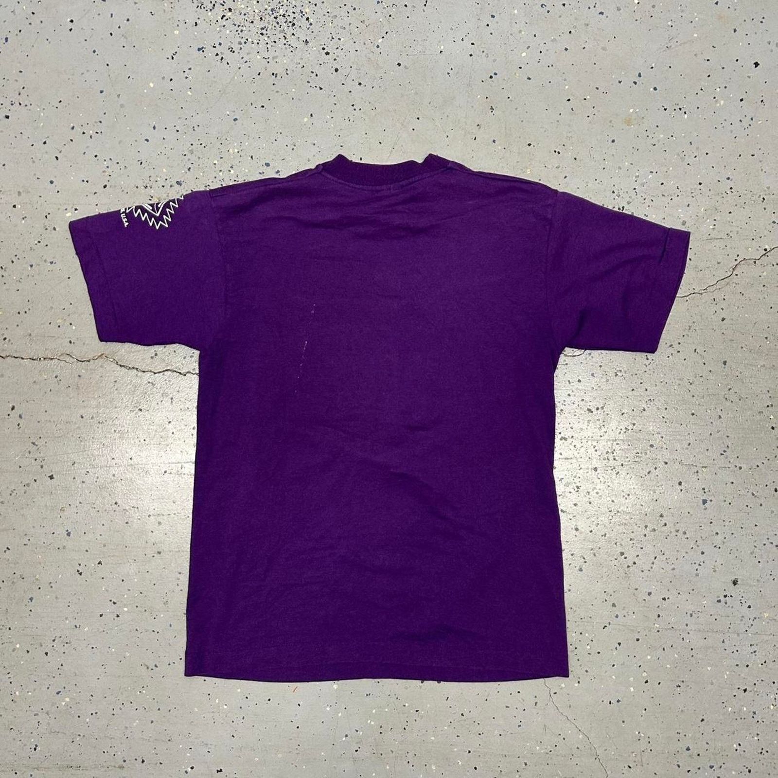 Fruit Of The Loom VTG 90s Native American graphic tee with feathers Size M / US 6-8 / IT 42-44 - 8 Thumbnail
