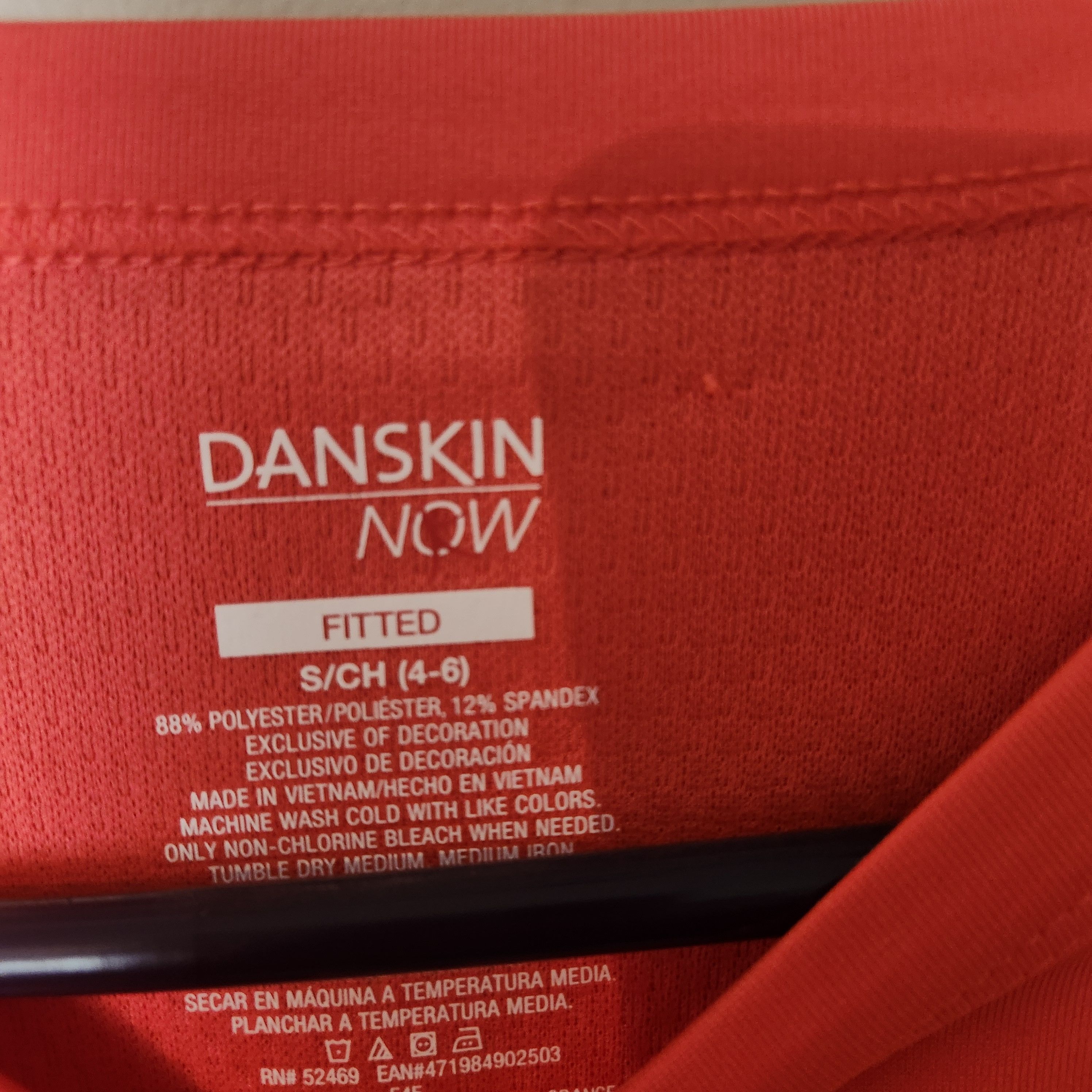 Other Danskin Women's Performance Long Sleeve Top Orange SZ S NWT Size S / US 4 / IT 40 - 4 Thumbnail