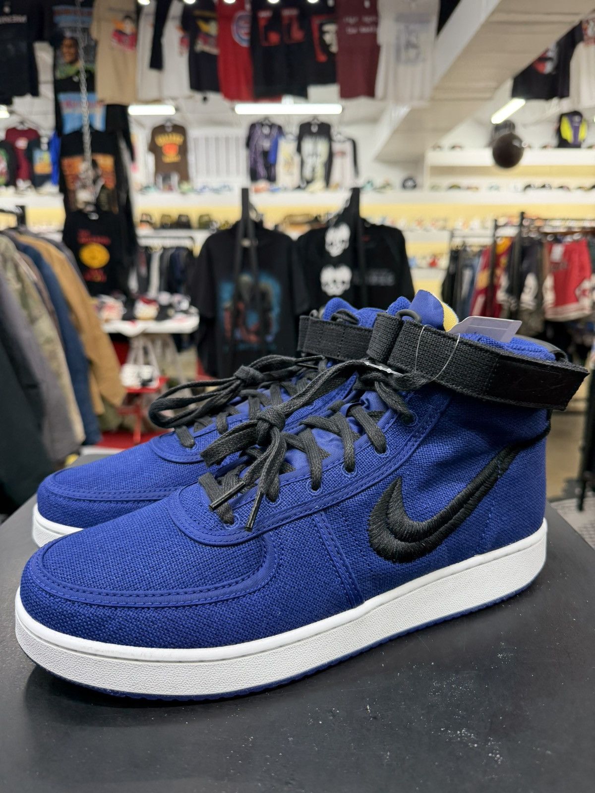 Nike × Stussy Nike Vandal High Stussy Deep Royal Blue Size 10.5 (2023) Size US 10.5 / EU 43-44 - 1 Thumbnail