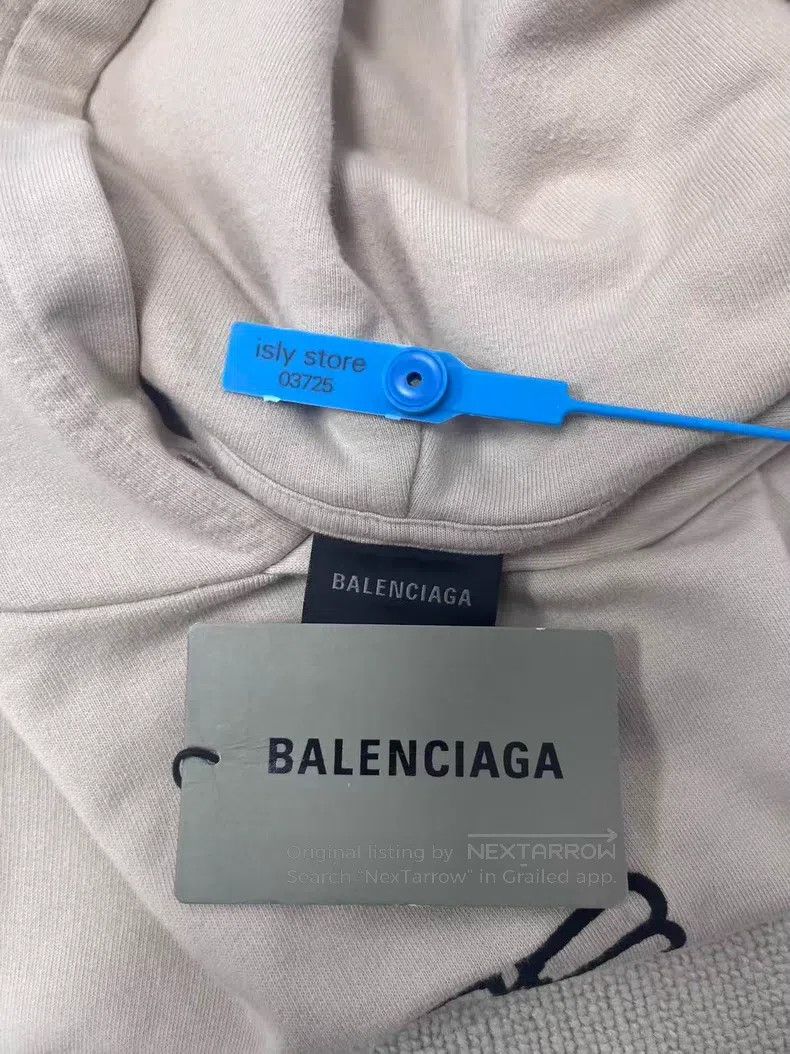 Balenciaga Balenciaga Solid Logo Printed Letter Long Sleeve Sweatshir Size US M / EU 48-50 / 2 - 5 Thumbnail