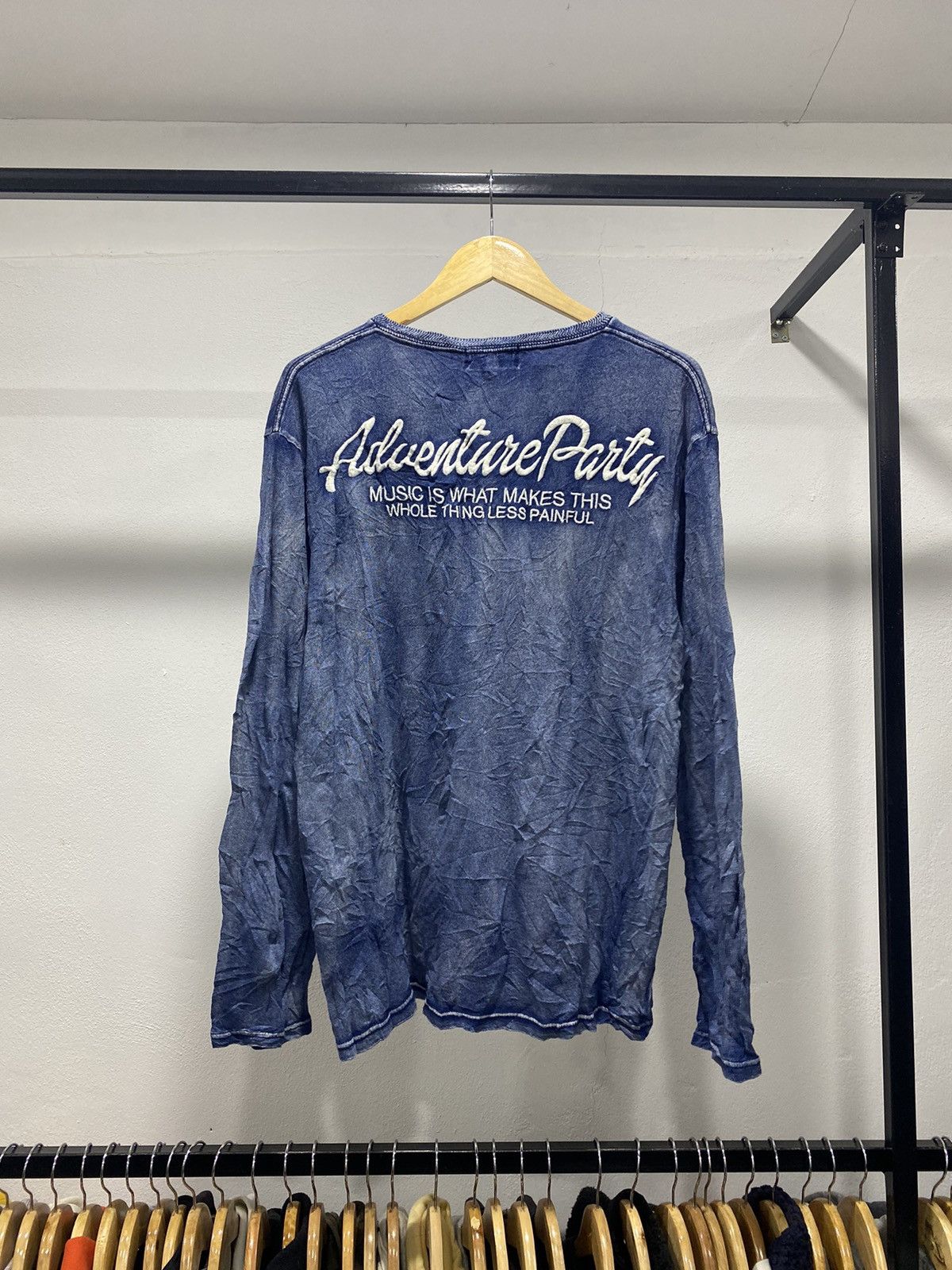 In The Attic Sick☠️ In The Attic Washed Blue Denim Indigo Punk Lgb Grunge Size US L / EU 52-54 / 3 - 9 Thumbnail