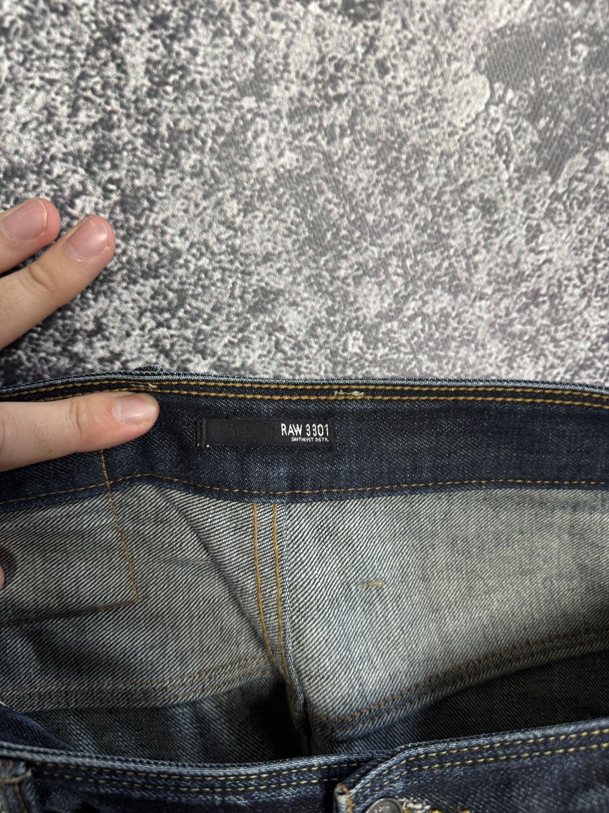 G-Star G-Star RAW 3D Denim Riley Loose Tapered Distressed Jeans Size US 30 / EU 46 - 9 Thumbnail