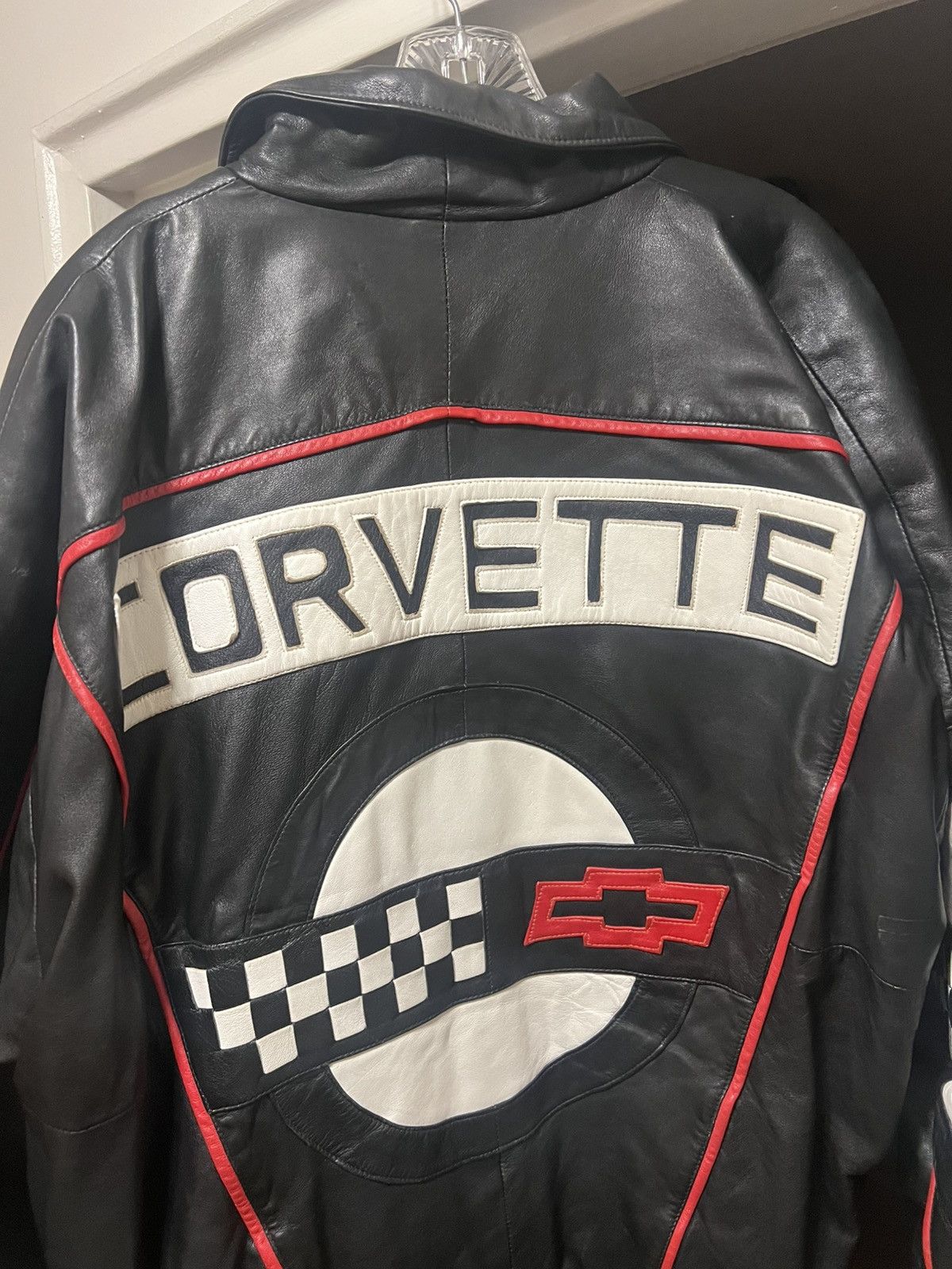 Other Vintage Corvette leather jacket large Size US L / EU 52-54 / 3 - 3 Thumbnail