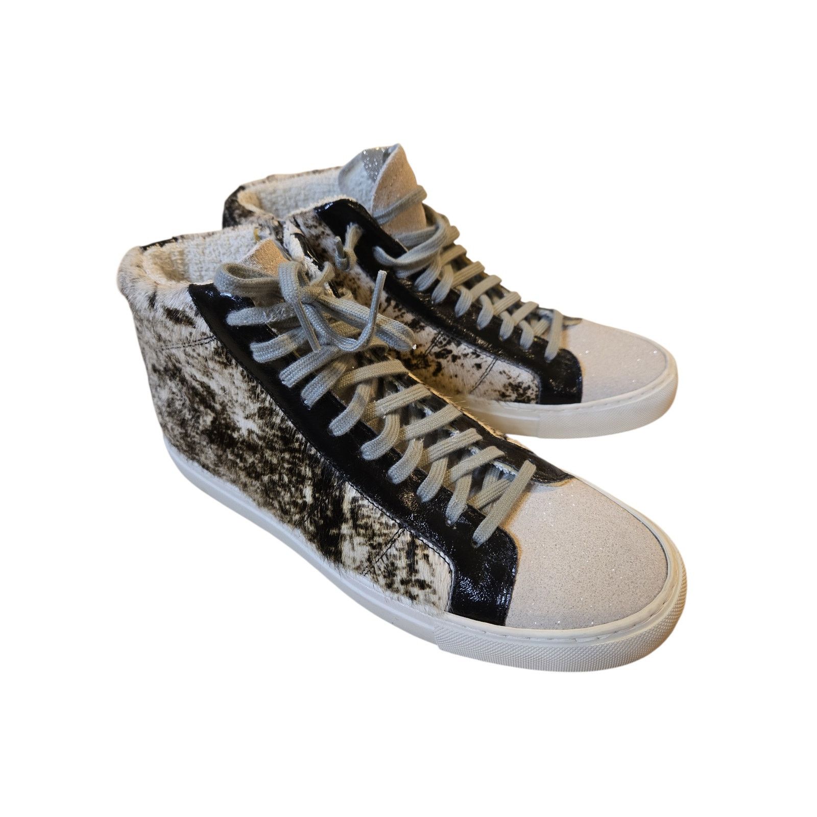 P448 P448 Calf Hair High Top Sneakers Cow Softy Size 39 Size US 8.5 / IT 38.5 - 3 Thumbnail