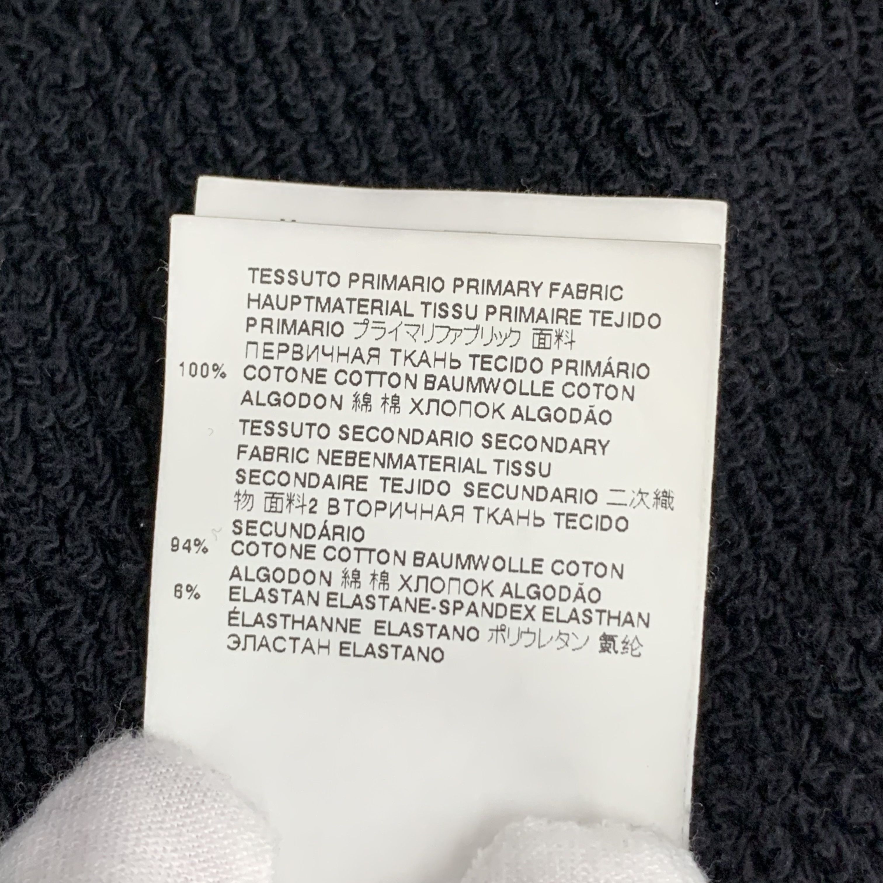 Maison Margiela Maison Margiela Ink Letter Print Hoodie Black (S) Size US S / EU 44-46 / 1 - 7 Thumbnail
