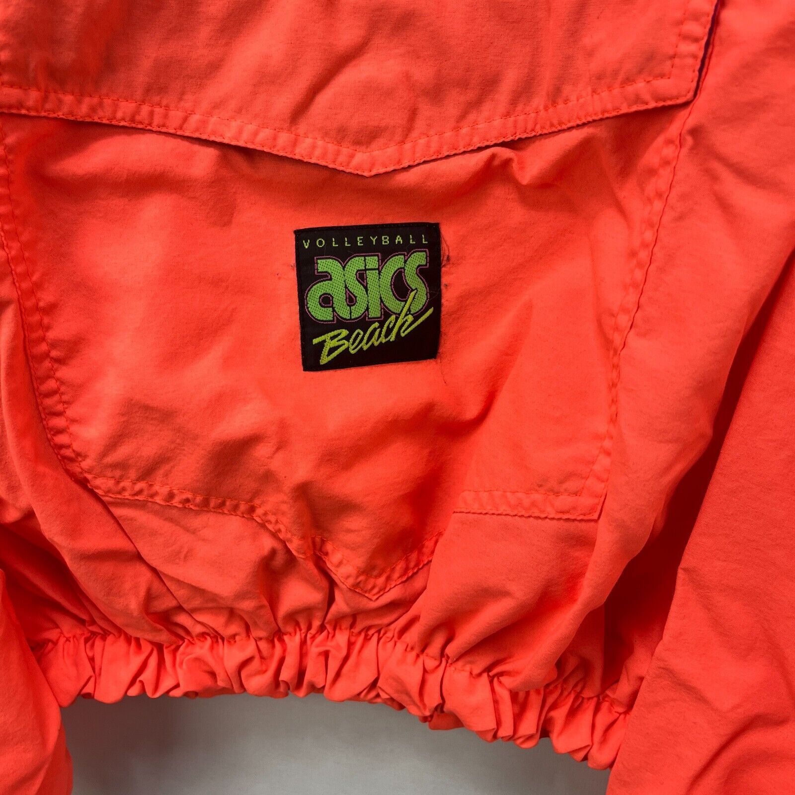 Asics × Vintage Vintage 90s Asics Beach Windbreaker Jacket Medium Size US M / EU 48-50 / 2 - 3 Thumbnail