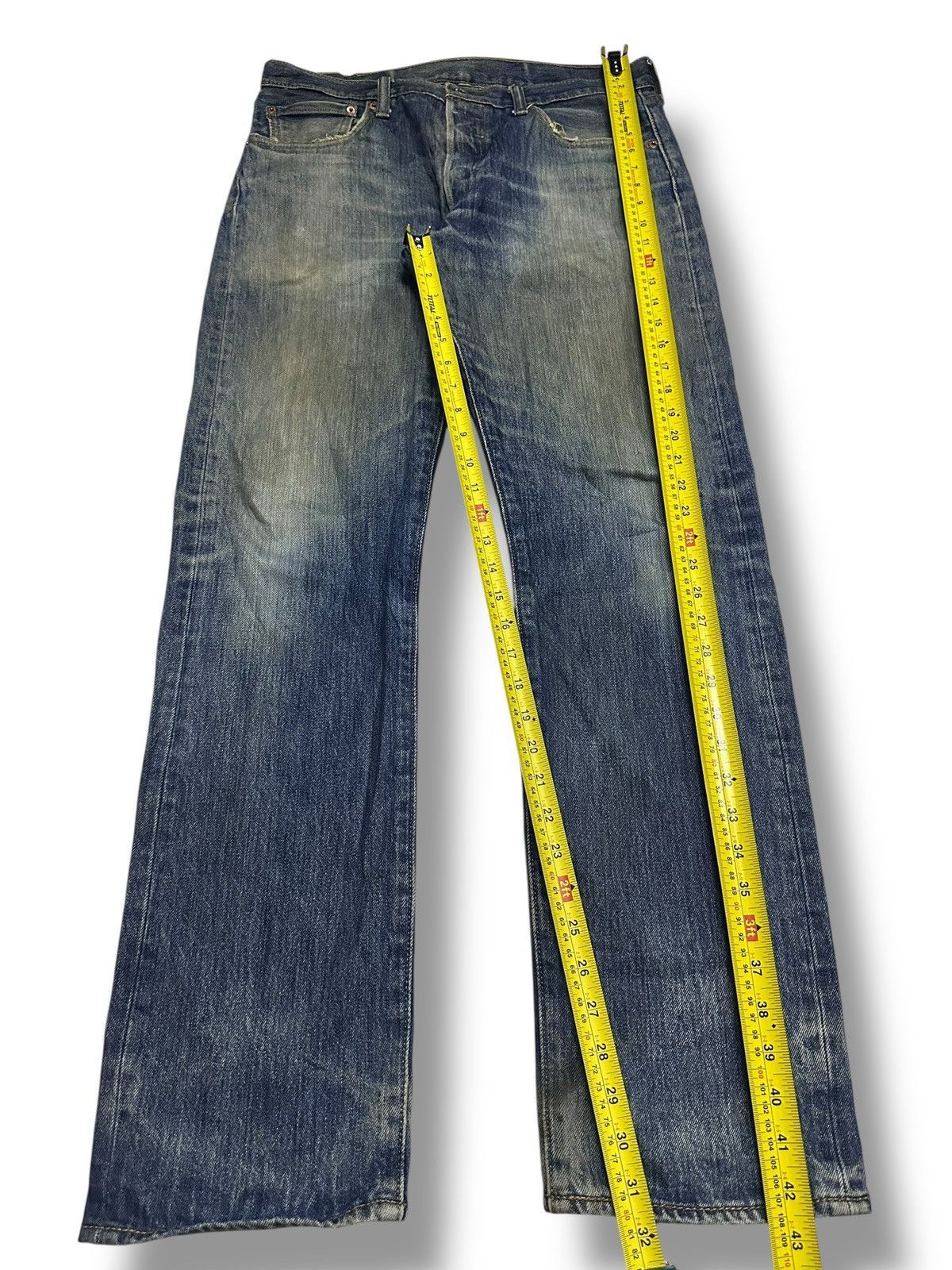 Levi's Levis Straus & Co Straight Loose Style With Faded Wash Size US 33 - 13 Thumbnail