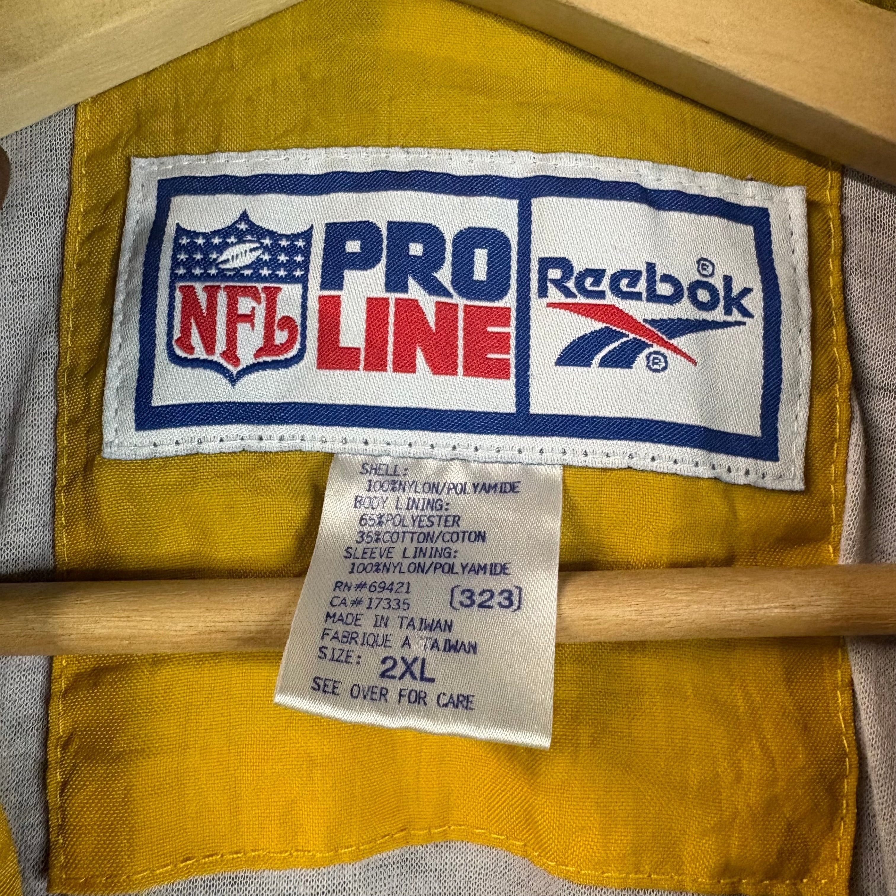 Reebok Vintage 90s Reebok Pittsburgh Steelers NFL Windbreaker Size US XXL / EU 58 / 5 - 3 Thumbnail