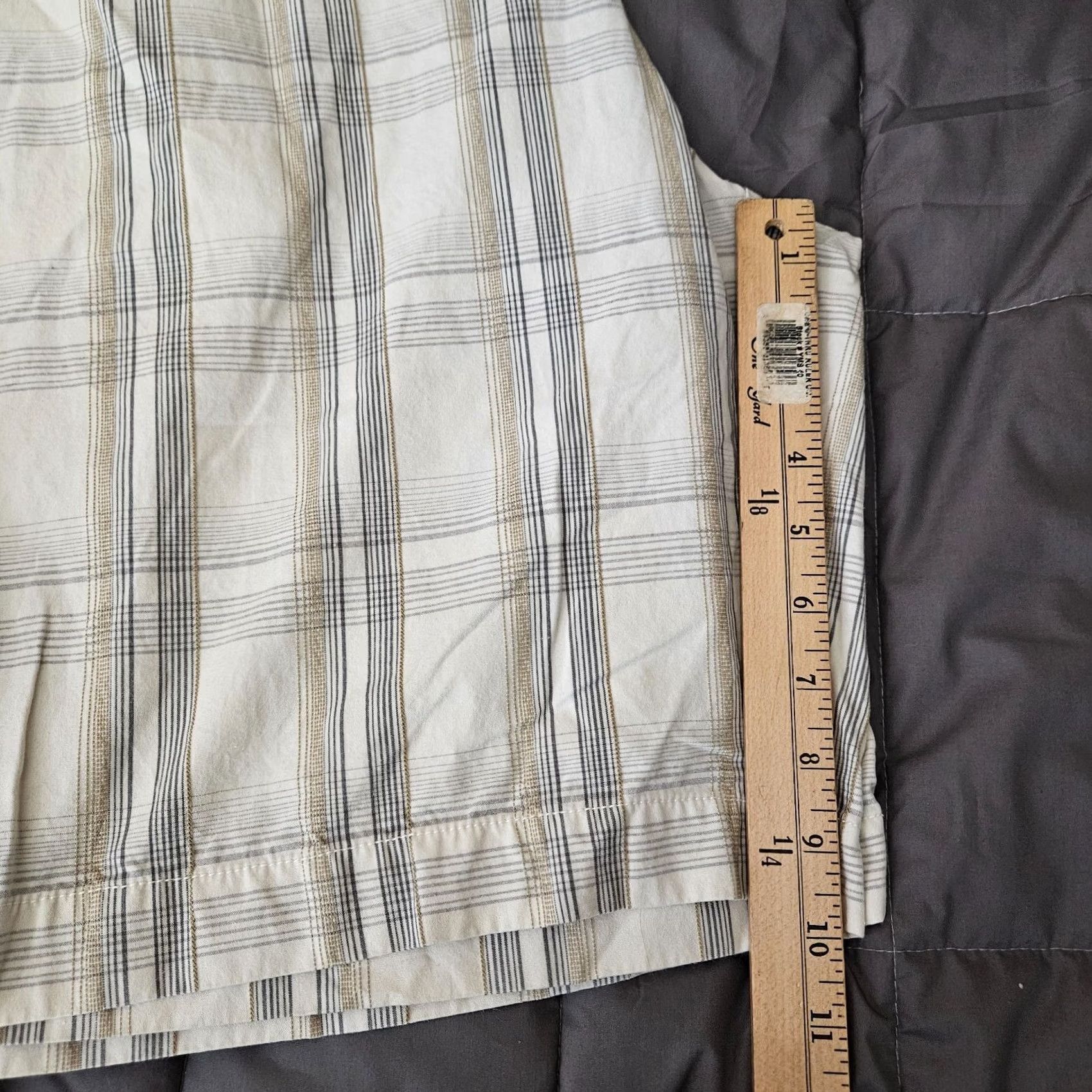 Tommy Bahama Tommy Bahama Plaid Gray White Men's Silk Cotton Blend Shorts Size 42 Size US 42 / EU 58 - 3 Thumbnail