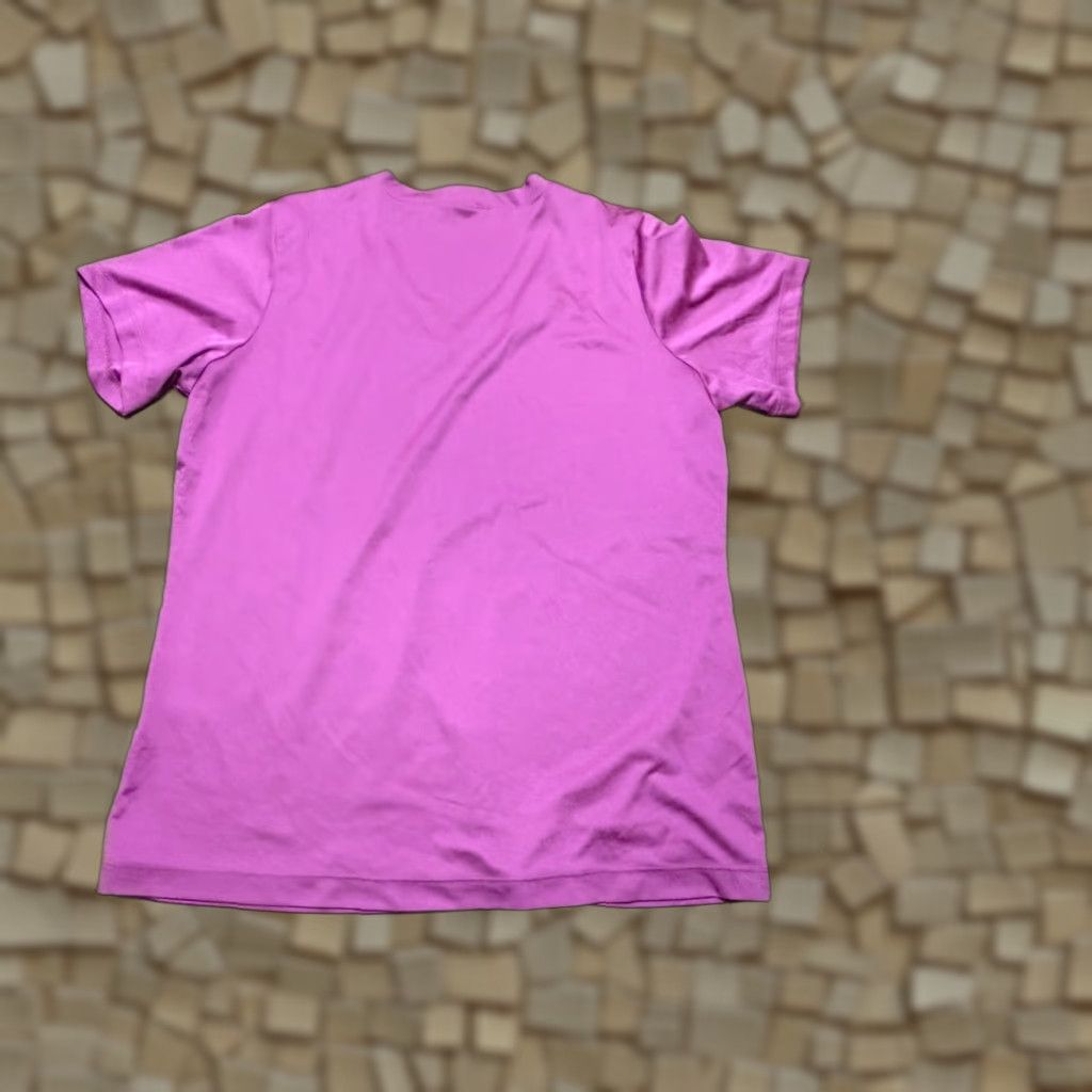 Vintage Sport-Tek Shirt Women's XL Purple V-neck Activewear Top T-Shirt, Pullover, Short Sleeve, Solid, Casual, Modern Sports Womens Size XL / US 12-14 / IT 48-50 - 1 Thumbnail