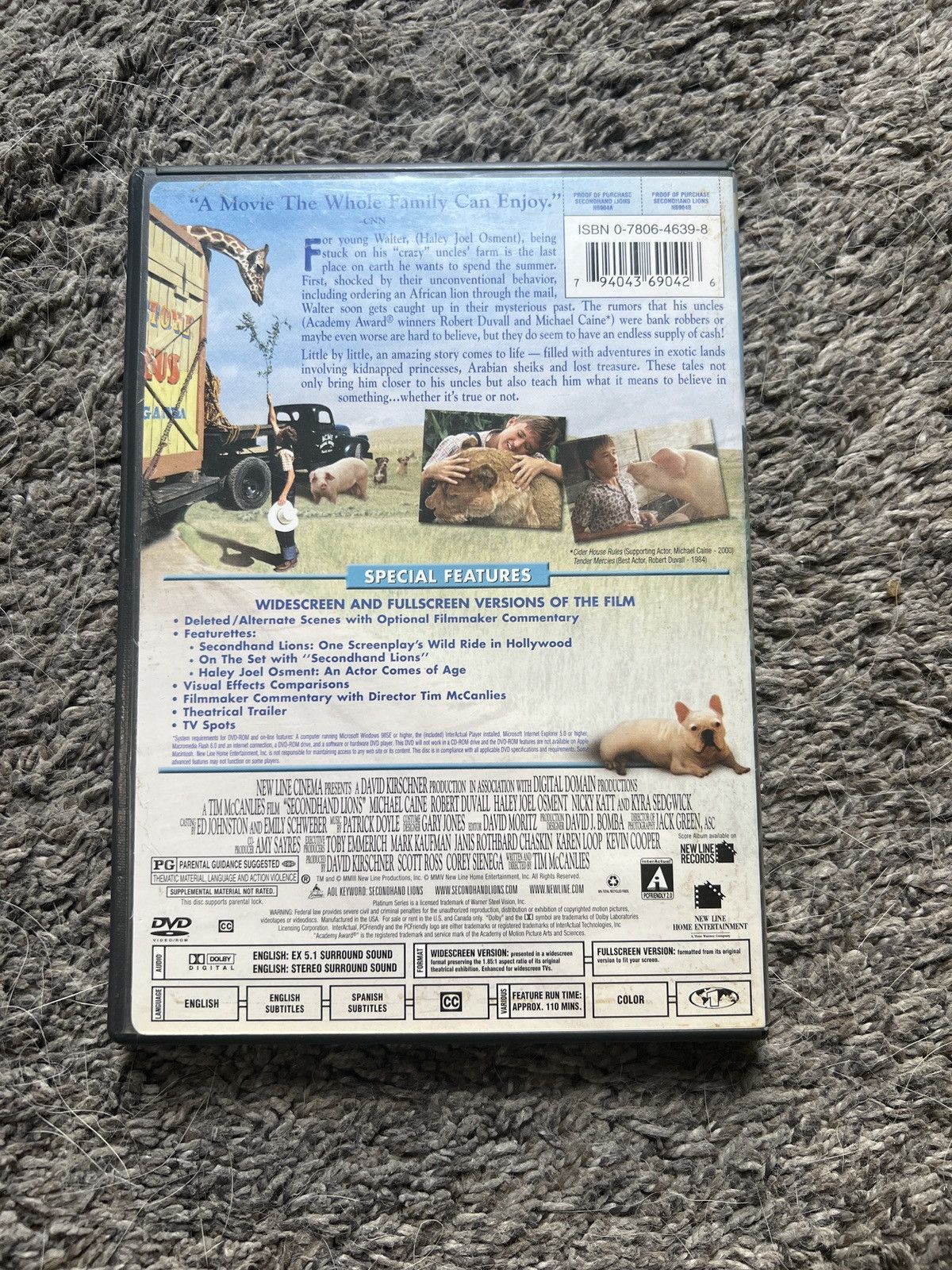 Vintage Secondhand Lions (DVD) Size ONE SIZE - 2 Thumbnail