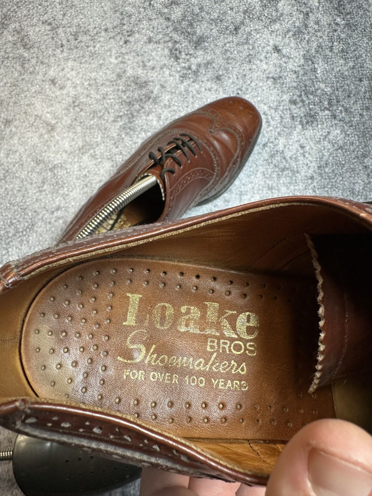 Designer × Leather Vintage Loake Bros Casual Leather Shoes Streetwear Luxury 9 Size US 9 / EU 42 - 6 Thumbnail
