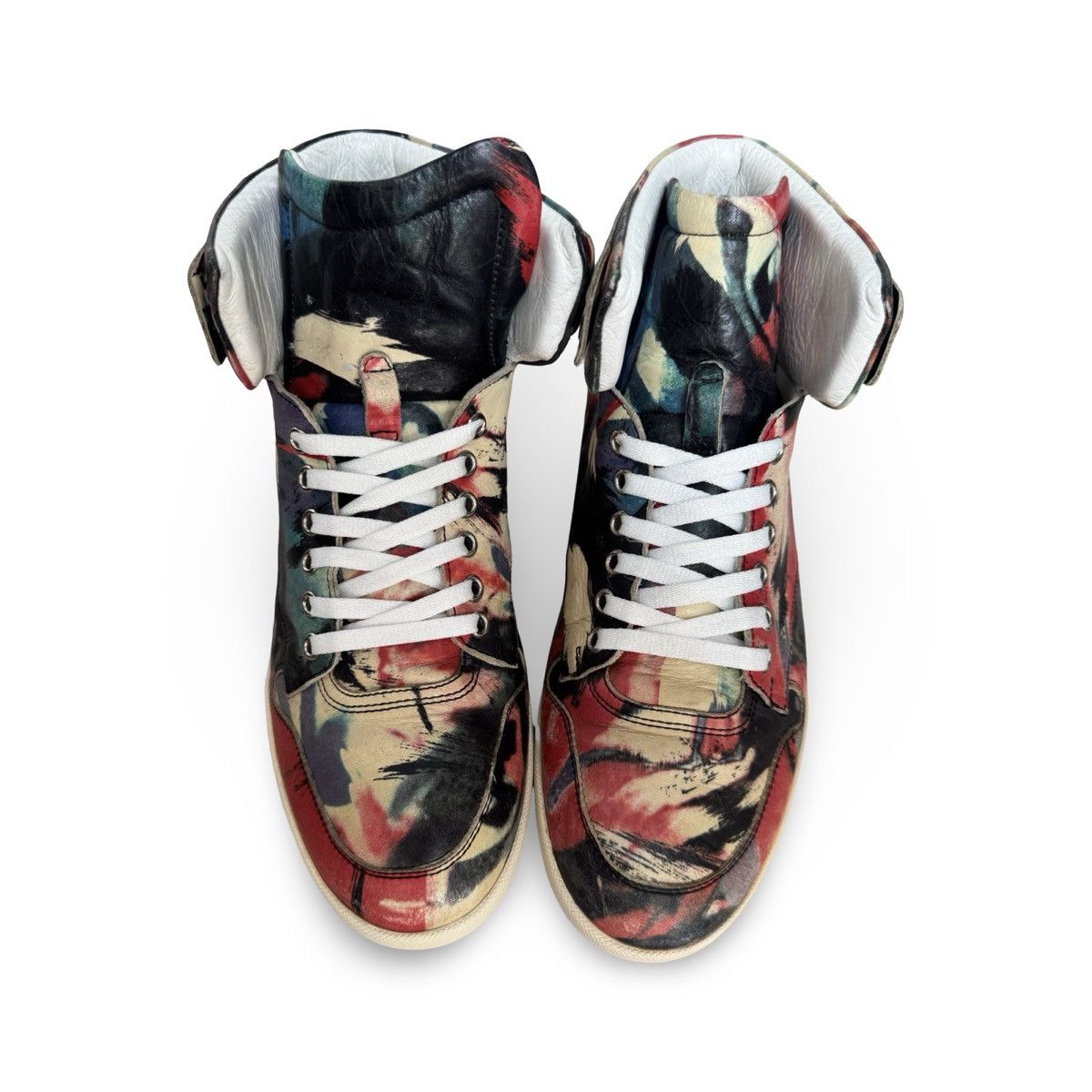 Dior dior homme ss14 geomtric multicolour hightops Size US 7.5 / EU 40-41 - 2 Thumbnail