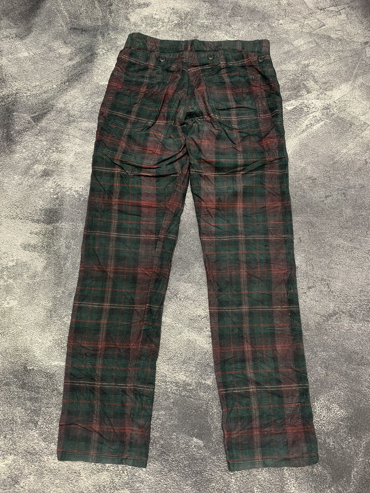 Final Home Final home x issey miyake corduroy pants tartan Size US 30 / EU 46 - 4 Thumbnail