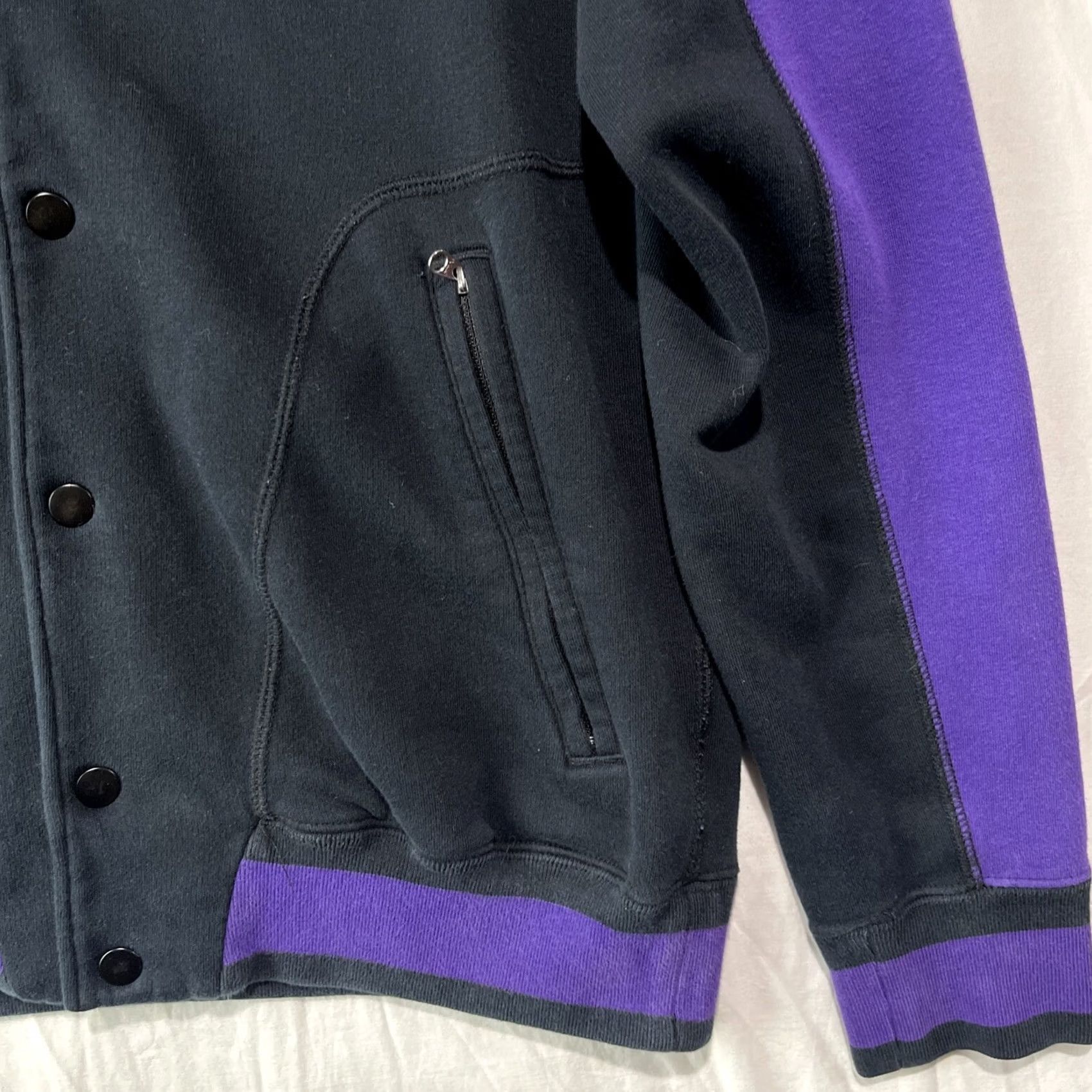 Jordan Brand Air Jordan Jacket Mens Small Black Purple Varsity Hoodie 2.0 Joker Elephant Nike Size US S / EU 44-46 / 1 - 4 Thumbnail
