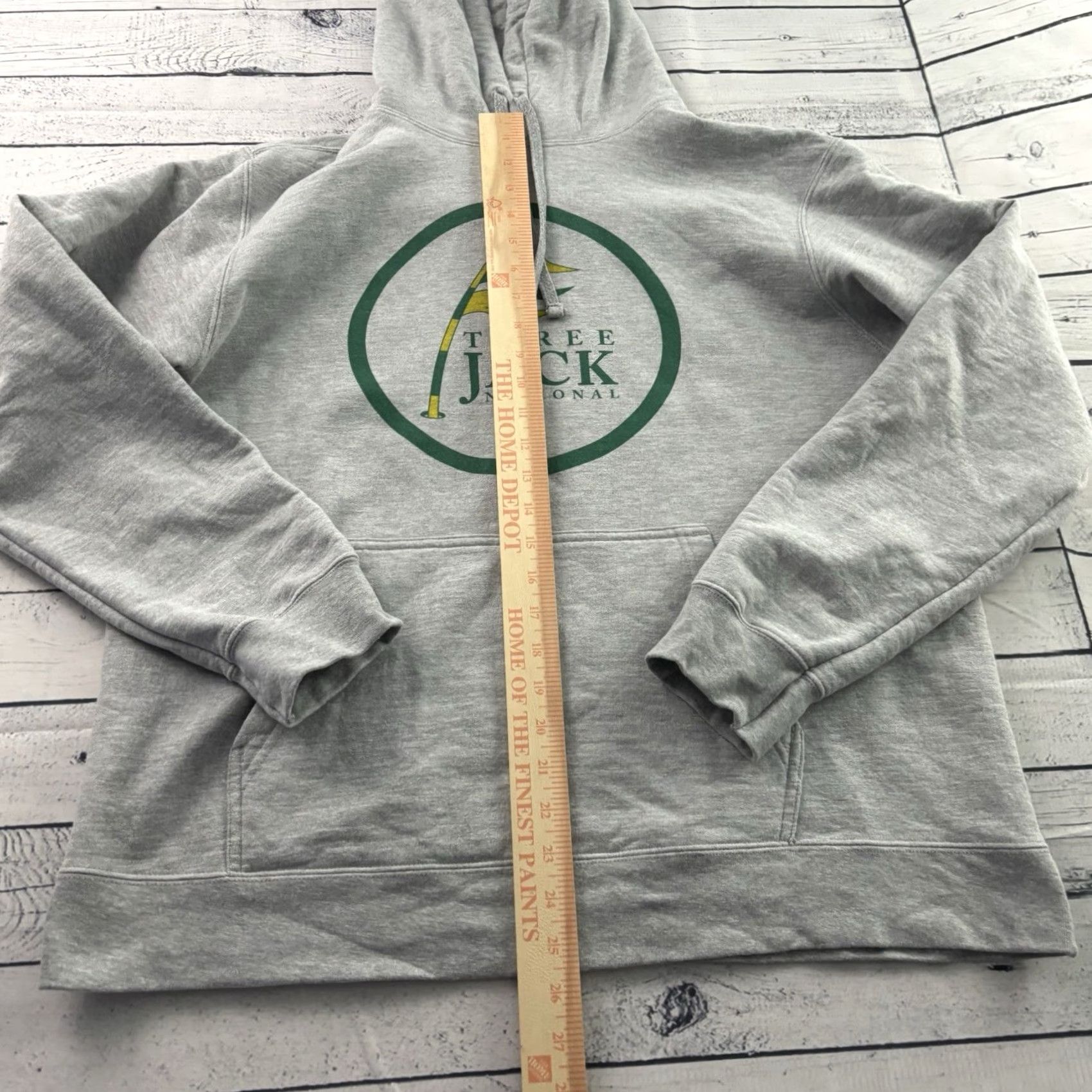 Port & Company Nike Three Jack National Golf Pullover Hoodie Sweatshirt Mens L Gray Nicklaus Port & Company Fleece Regular Hoodie Golf Winter Spring Fall Size US L / EU 52-54 / 3 - 2 Thumbnail