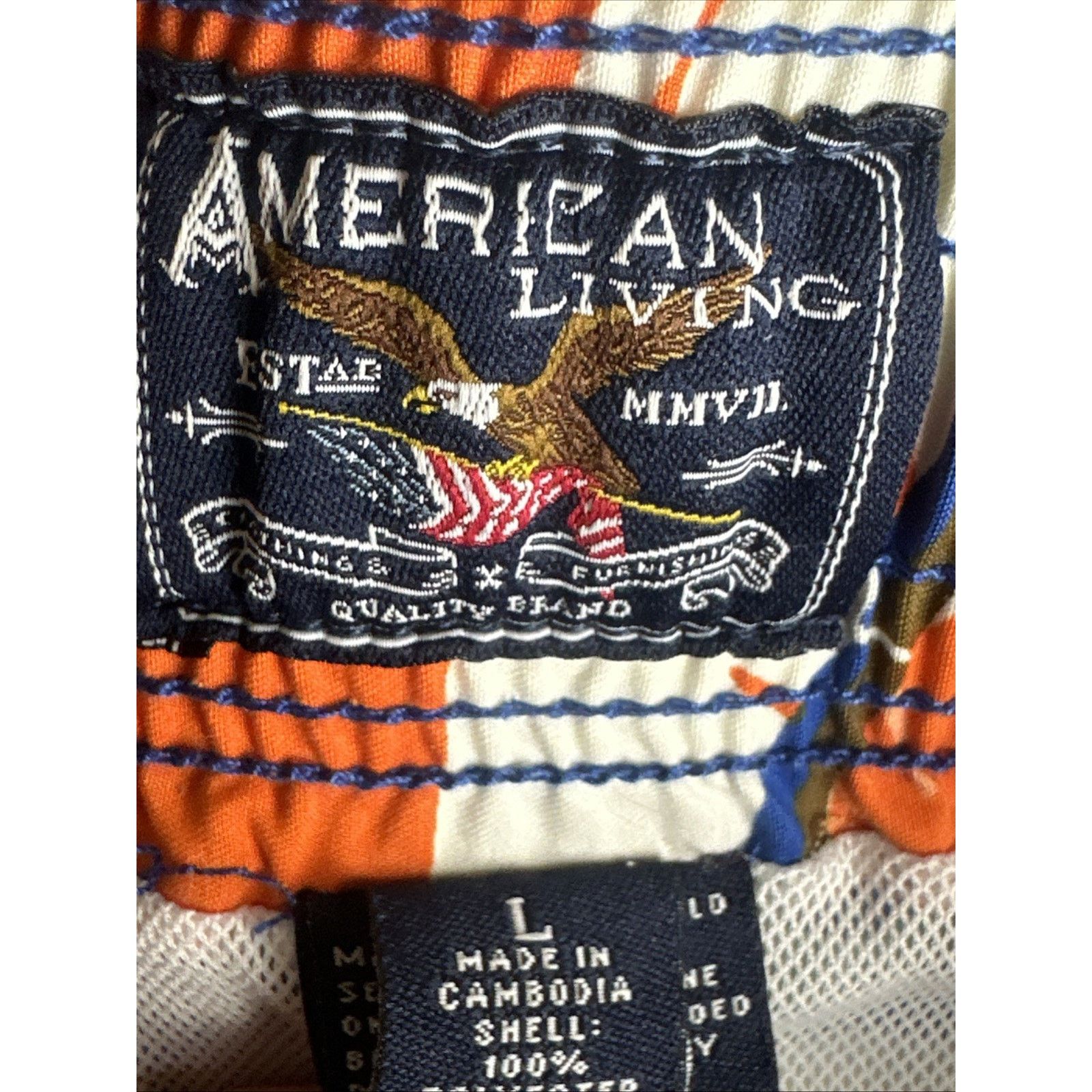 American Apparel NWT! American Living Swim Trunks Mens Size L retail $45 Size US 44 / EU 60 - 6 Thumbnail