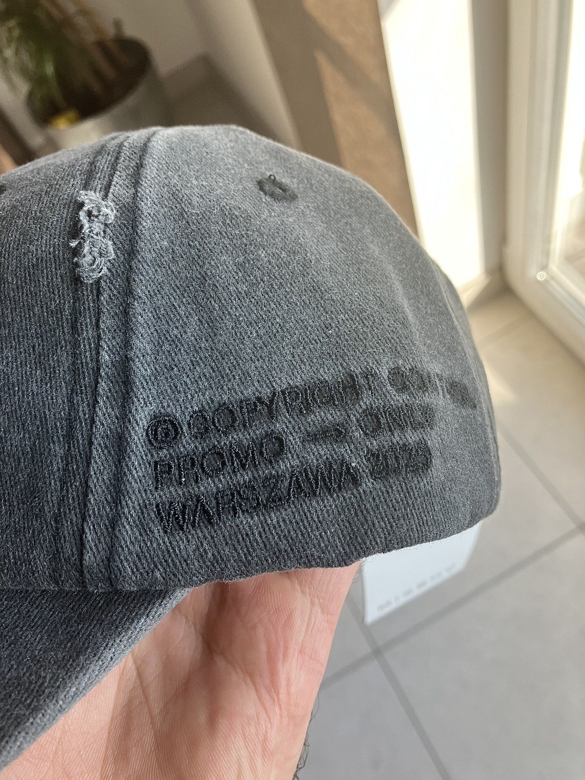 Misbhv Misbhv: V2 Tecno Cap - Faded Black/ Grey Size ONE SIZE - 4 Thumbnail