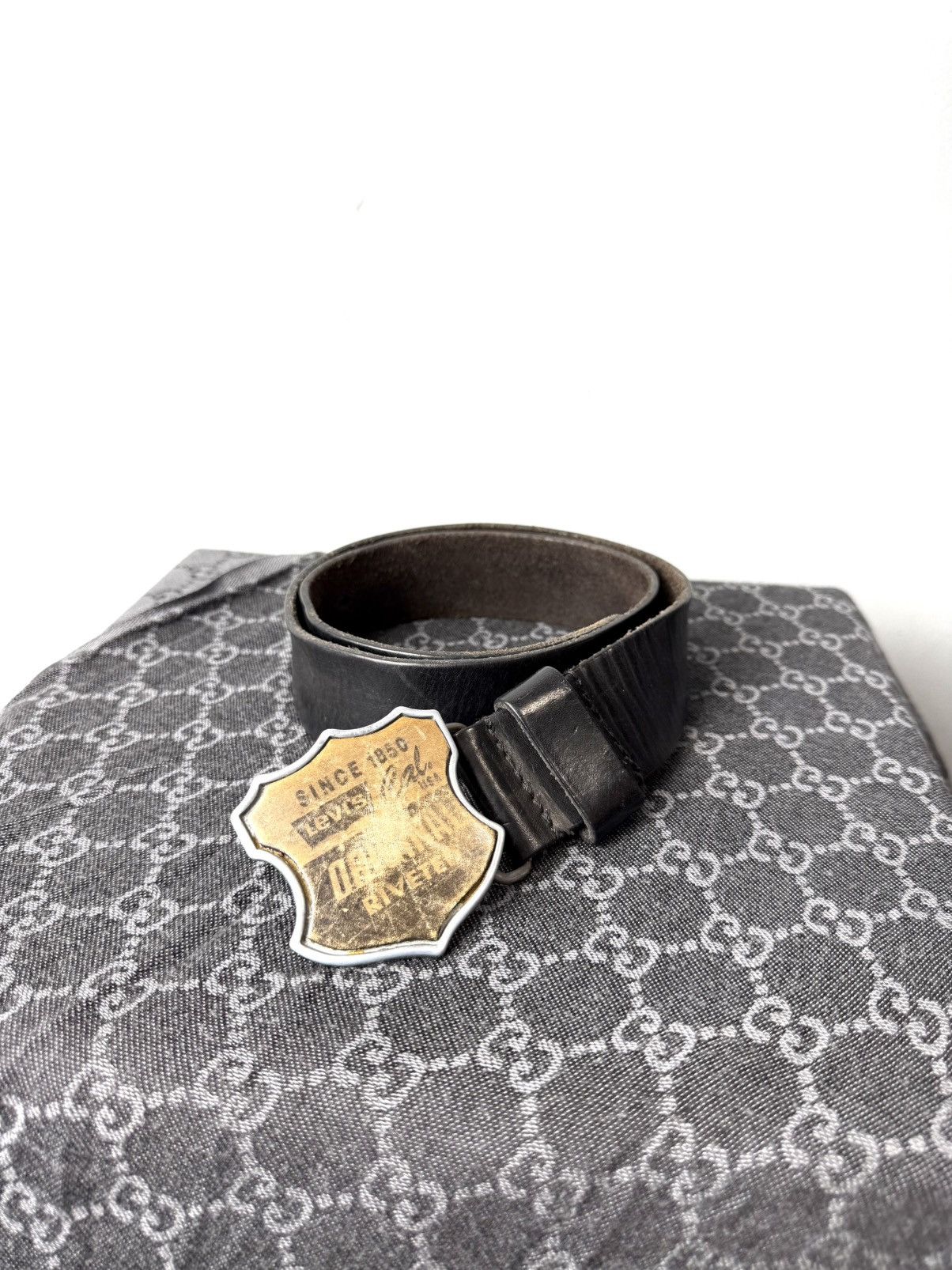 Levi's Vintage Levi’s Leather Belt American Vintage Size ONE SIZE - 1 Thumbnail