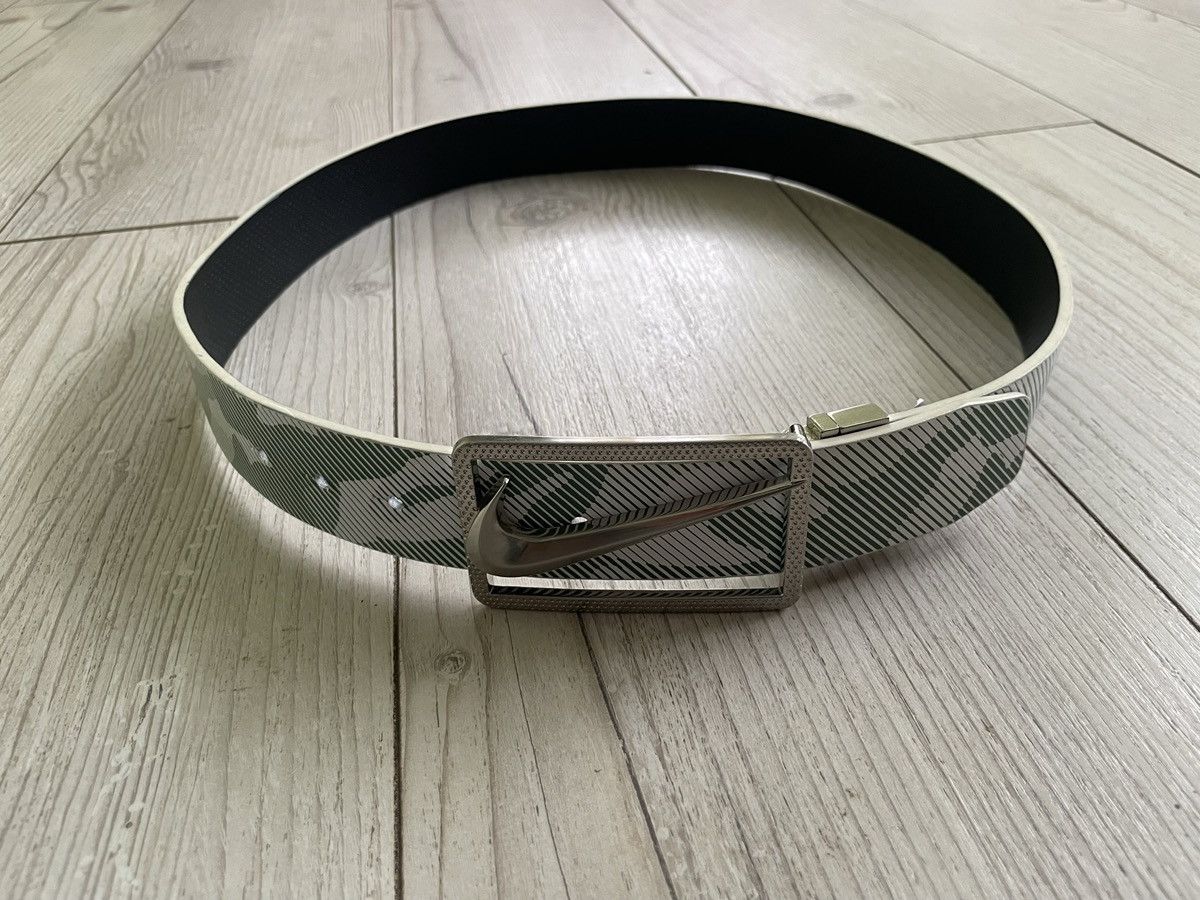 Nike Nike Golf - swoosh buckle leather belt Size ONE SIZE - 3 Thumbnail