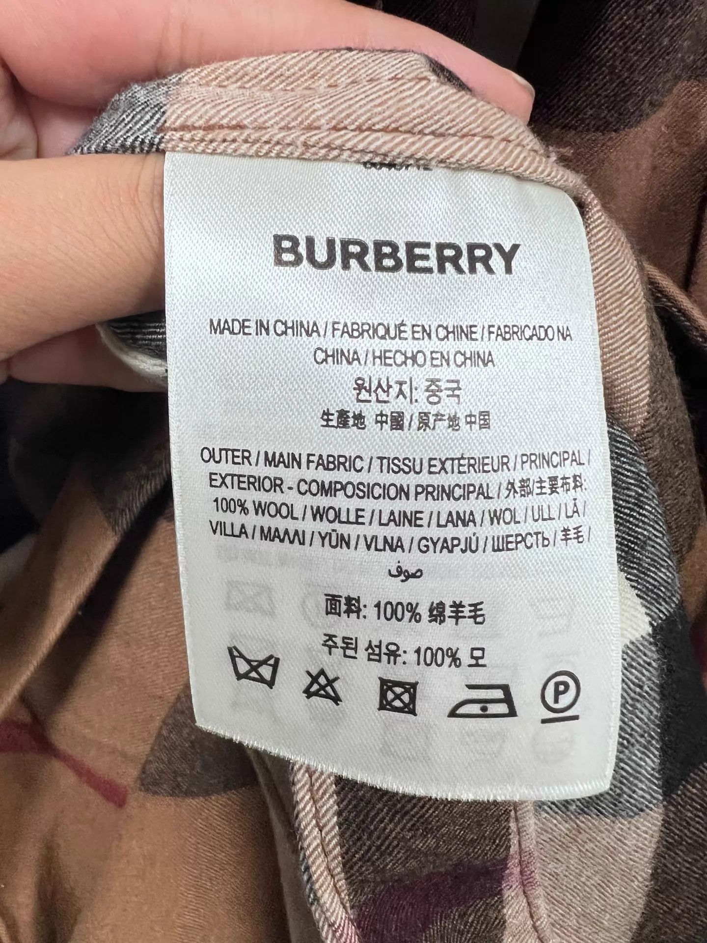 Burberry Burberry Check Wool Belted Longsleeve Shirt Dress 34 Size XXS / US 00 / IT 34 - 6 Thumbnail