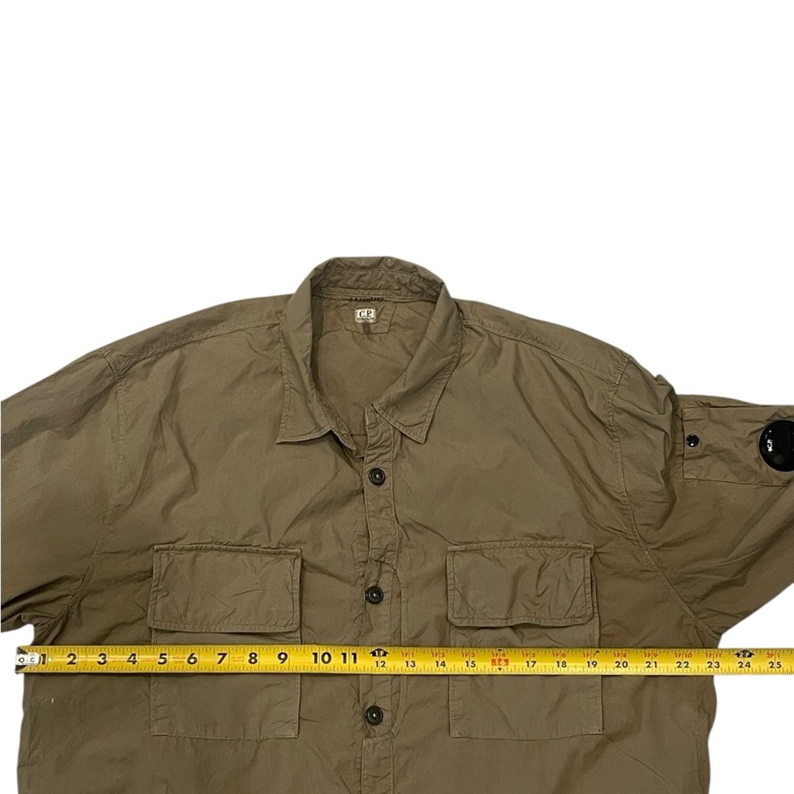 C.P. Company C.P. Company Tan Lightweight Chrome Utility Jacket Size:XL Size US XL / EU 56 / 4 - 7 Thumbnail
