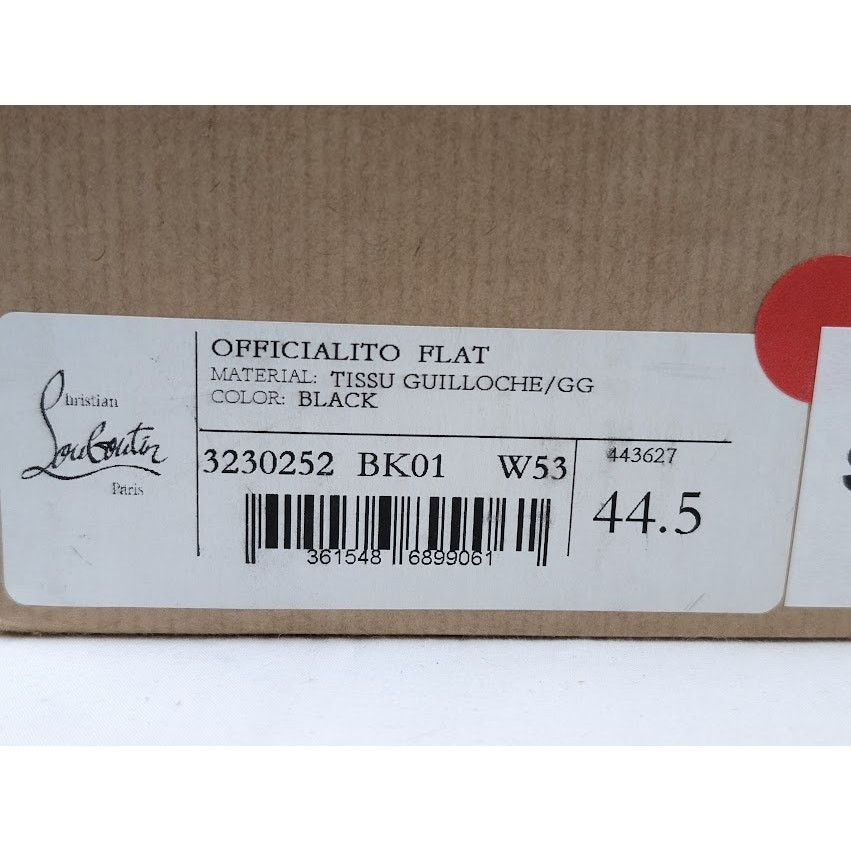 Christian Louboutin o1rshd1 Officialito Flat Shoes in Black Size US 11.5 / EU 44-45 - 16 Thumbnail