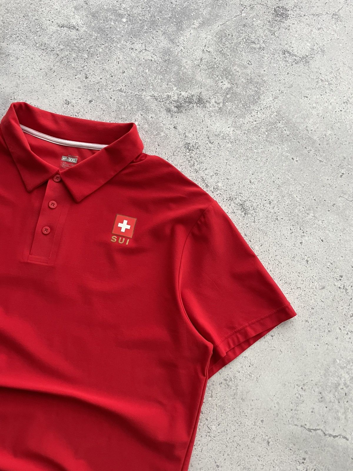 Nike Nike Roger Federer RF 2008 Beijing Olympics Davis Cup Polo Size US XXL / EU 58 / 5 - 4 Thumbnail