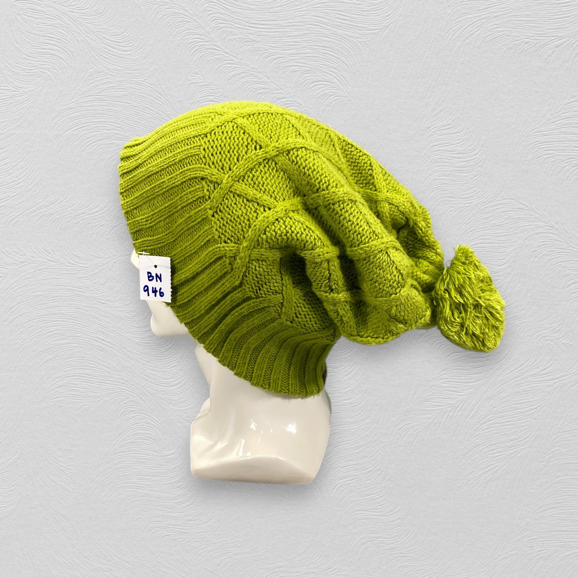 Japanese Brand Estivo Knit Snow Cap With Pom Pom -BN946 Size ONE SIZE - 1 Thumbnail
