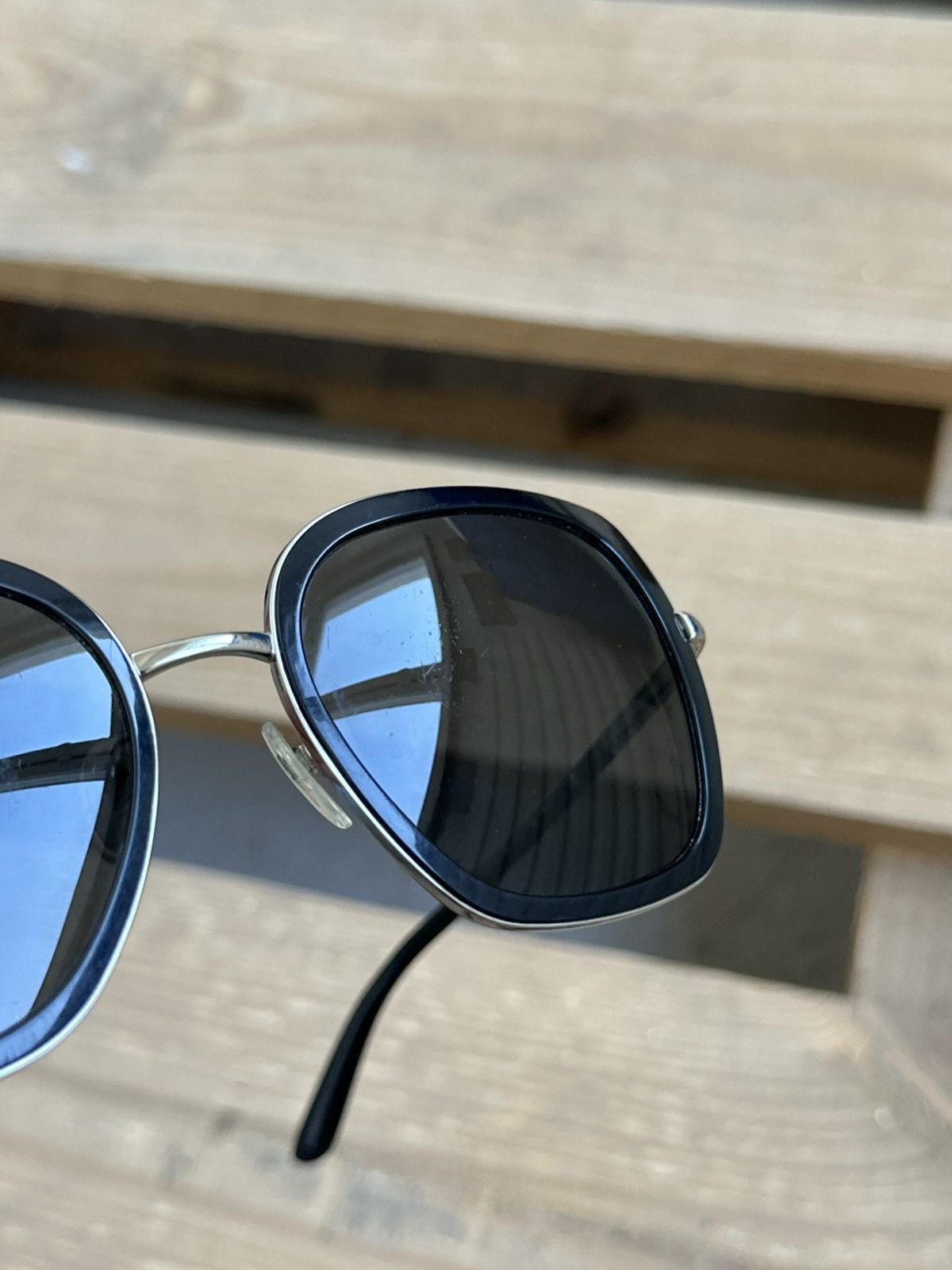 Prada × Vintage Prada Black Women’s Sunglasses Size ONE SIZE - 9 Thumbnail