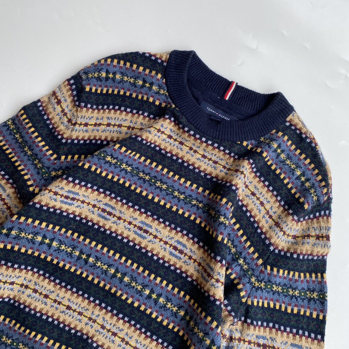 Coogi × Tommy Hilfiger × Vintage ❌SOLD OUT❌ Knitwear vintage pattern by Tommy Hilfiger Size US XL / EU 56 / 4 - 2 Thumbnail