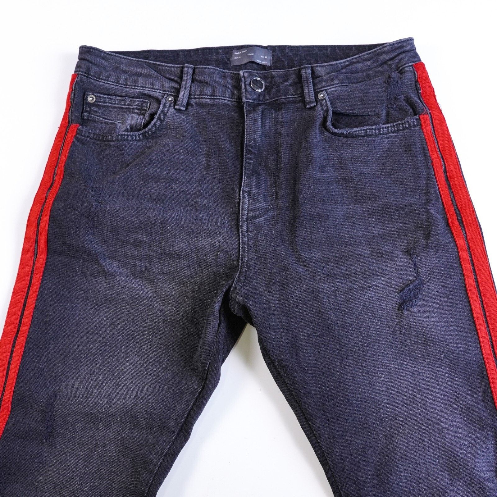 Zara Zara Man Cotton Slim Skinny Jeans Straight Leg Pants Size 32 Size US 32 / EU 48 - 5 Thumbnail
