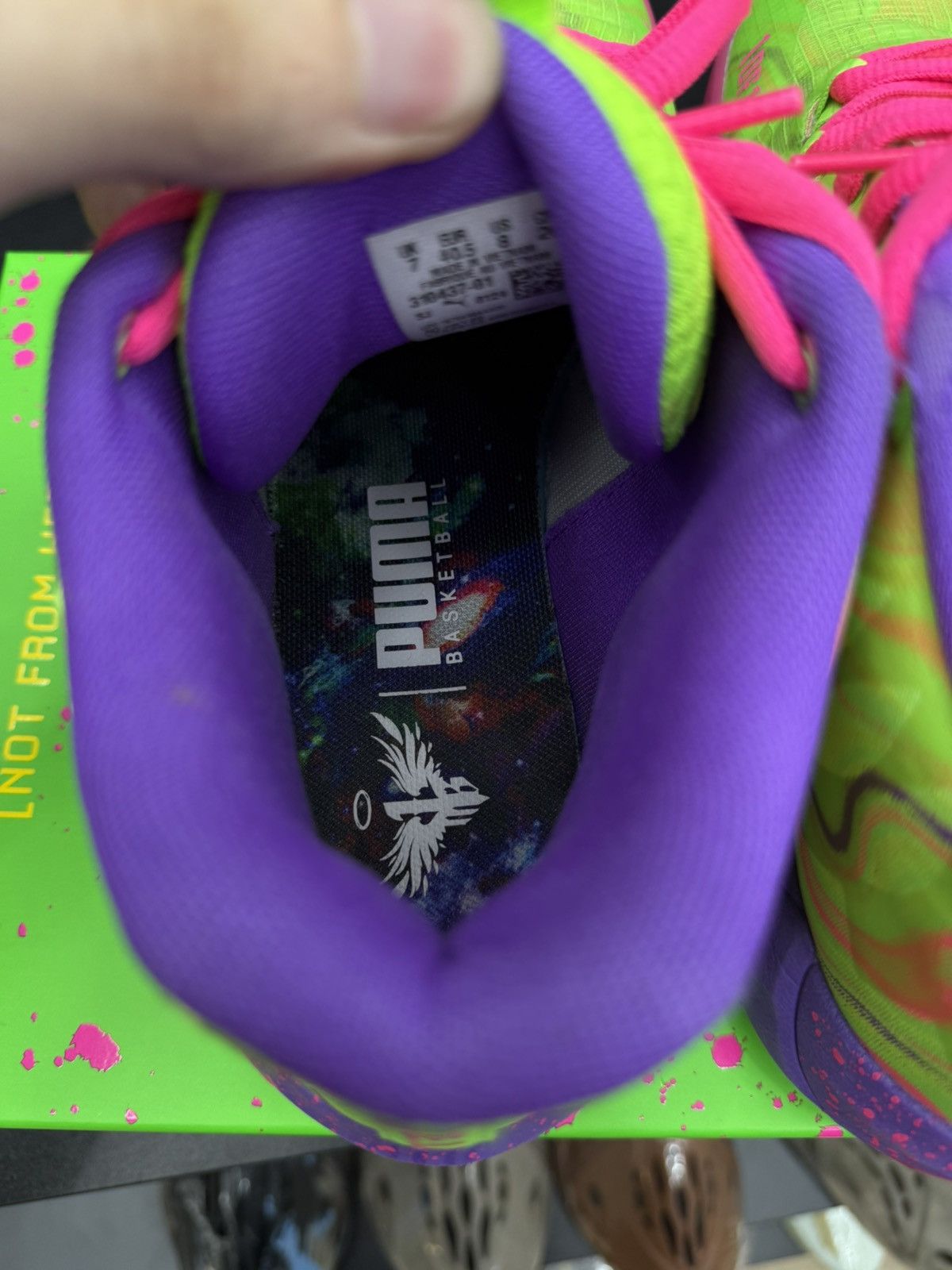 Puma Puma Mb.01 Inverse Toxic LaMelo Ball Size U.S Men’s 8/9.5W Size US 8 / EU 41 - 13 Thumbnail
