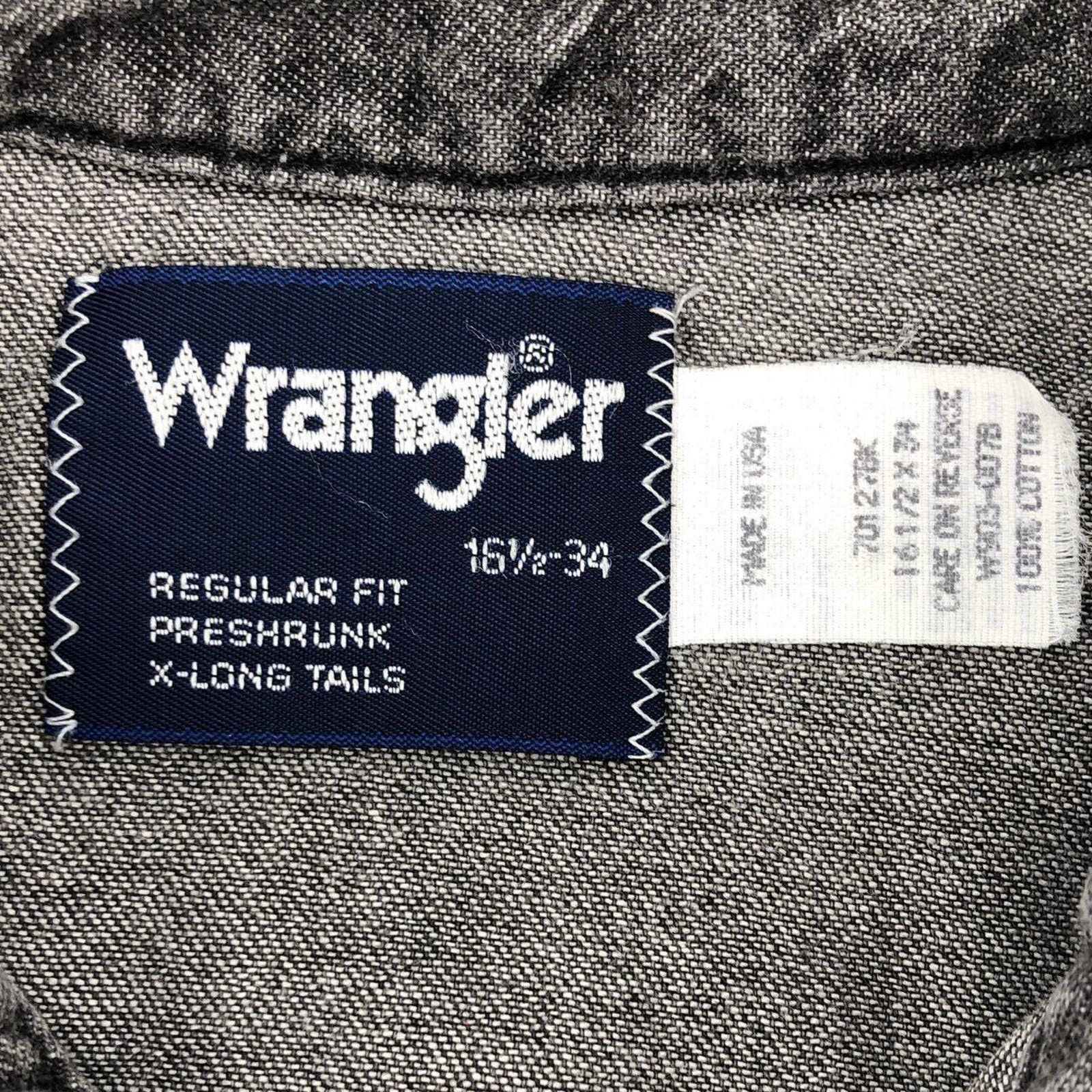 Chemise boutonnée Wrangler Pearl vintage (années 1990