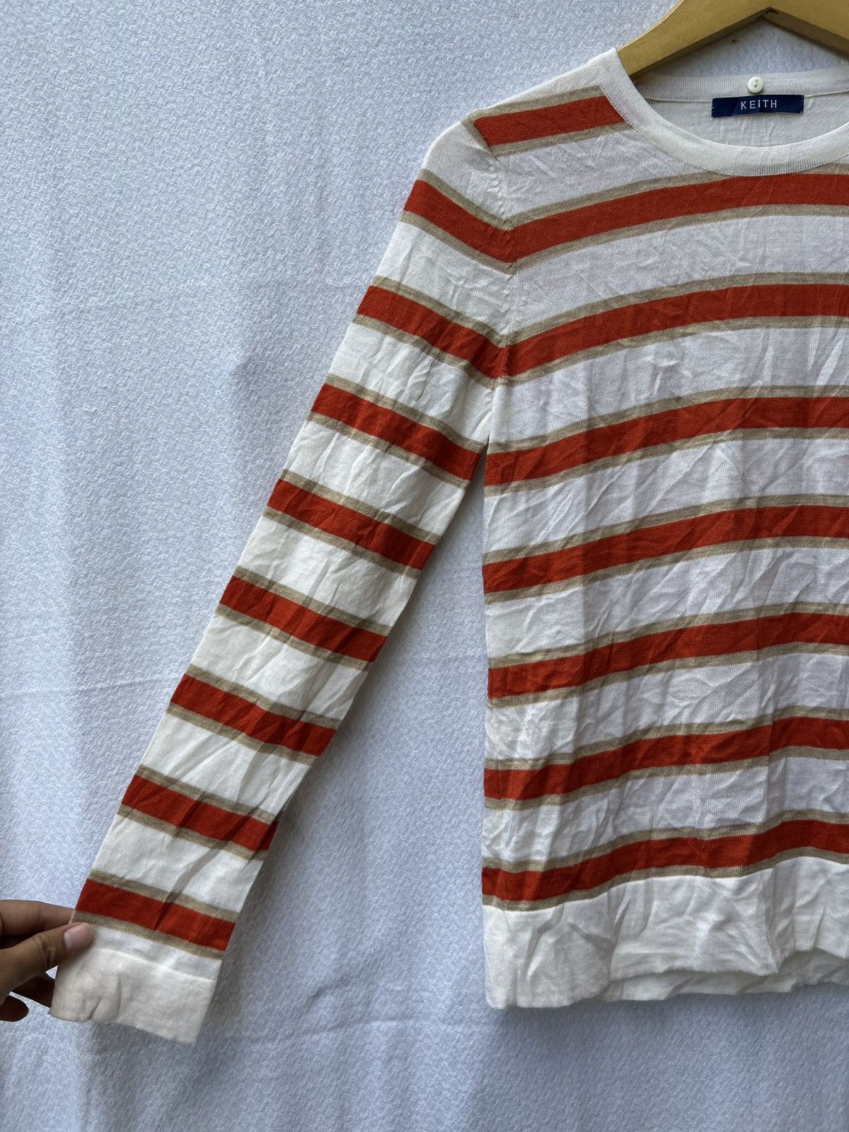 If Six Was Nine × Japanese Brand × Le Grande Bleu (L.G.B.) Keith japanese knitted stripe styled Size US S / EU 44-46 / 1 - 4 Thumbnail