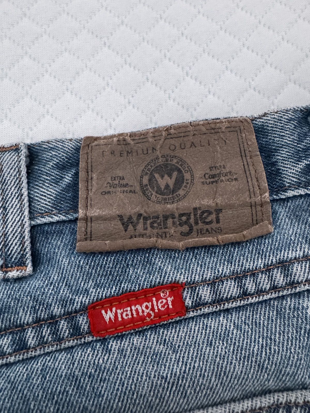 Wrangler vintage faded baggy wrangler denim Size US 44 / EU 60 - 3 Thumbnail