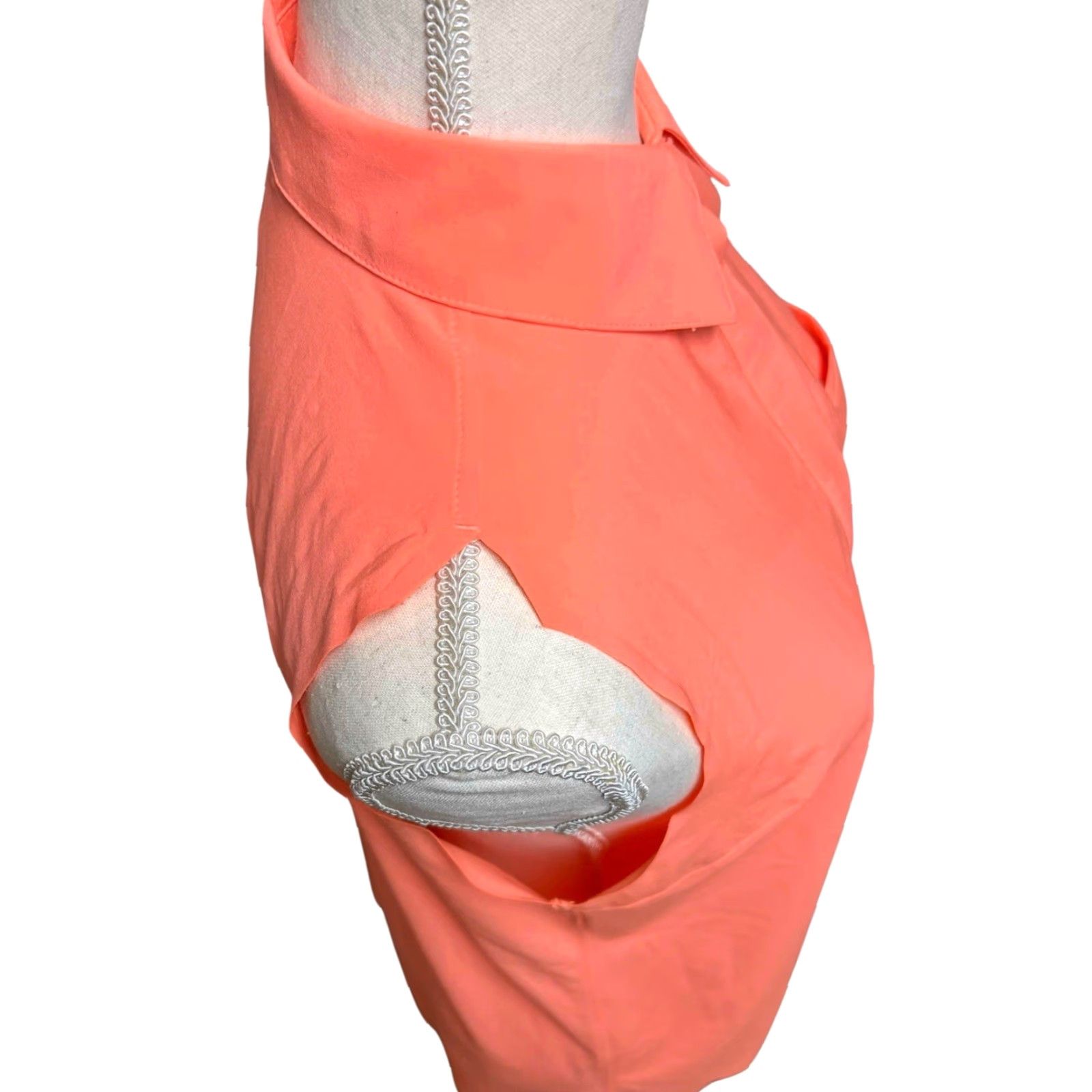 Athleta Athleta Everlasting Tank Womens XS Orange Sleeveless Button-Up Relaxed Stretch Casual Athleisure Shirt Boys? No Size XS / US 0-2 / IT 36-38 - 5 Thumbnail