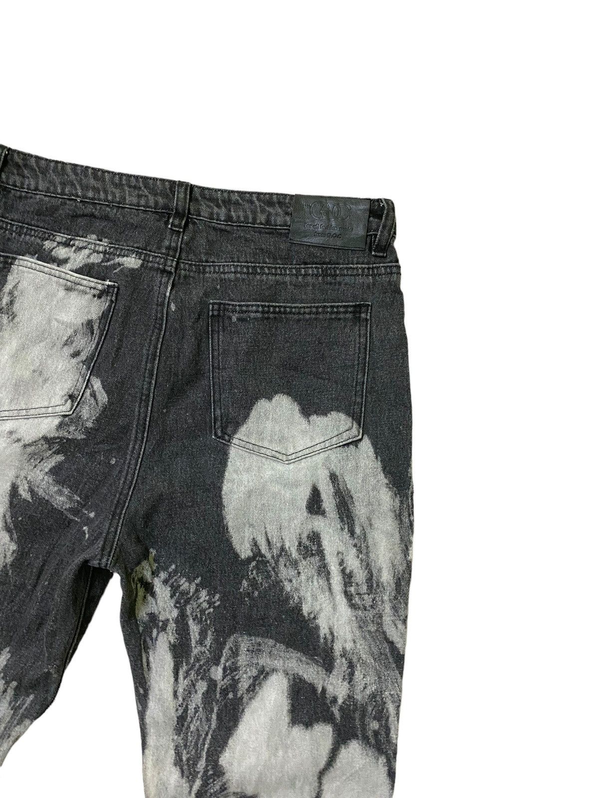 Hysteric Glamour FLARED G.O.C RICK OWENS STYLE ACID WASH DENIM Size US 28 / EU 44 - 13 Thumbnail